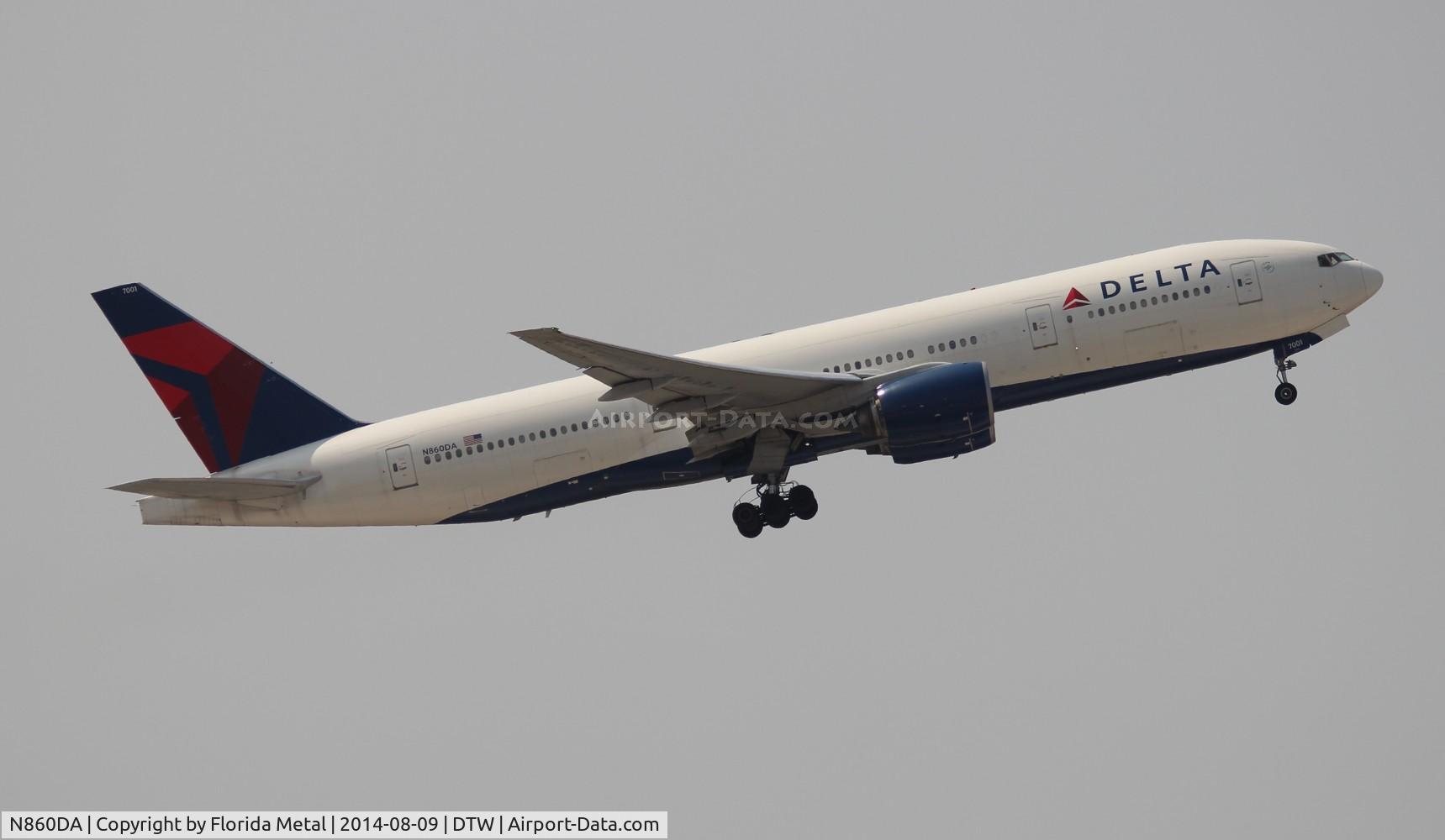 N860DA, 1999 Boeing 777-232 C/N 29951, Delta 777-200
