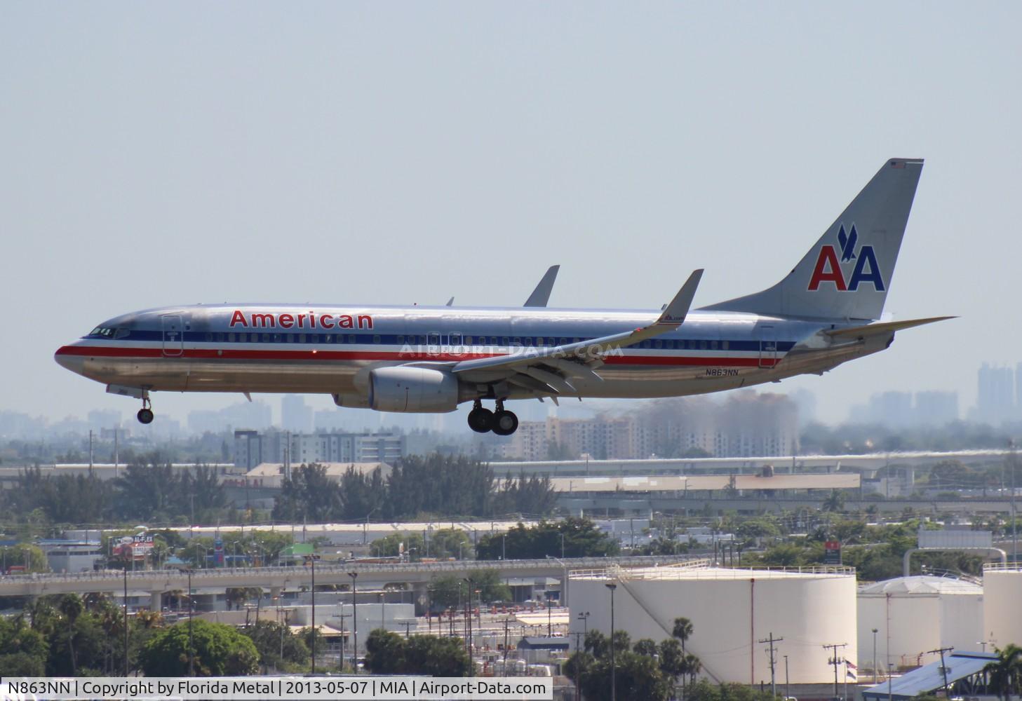 N863NN, 2010 Boeing 737-823 C/N 30903, American
