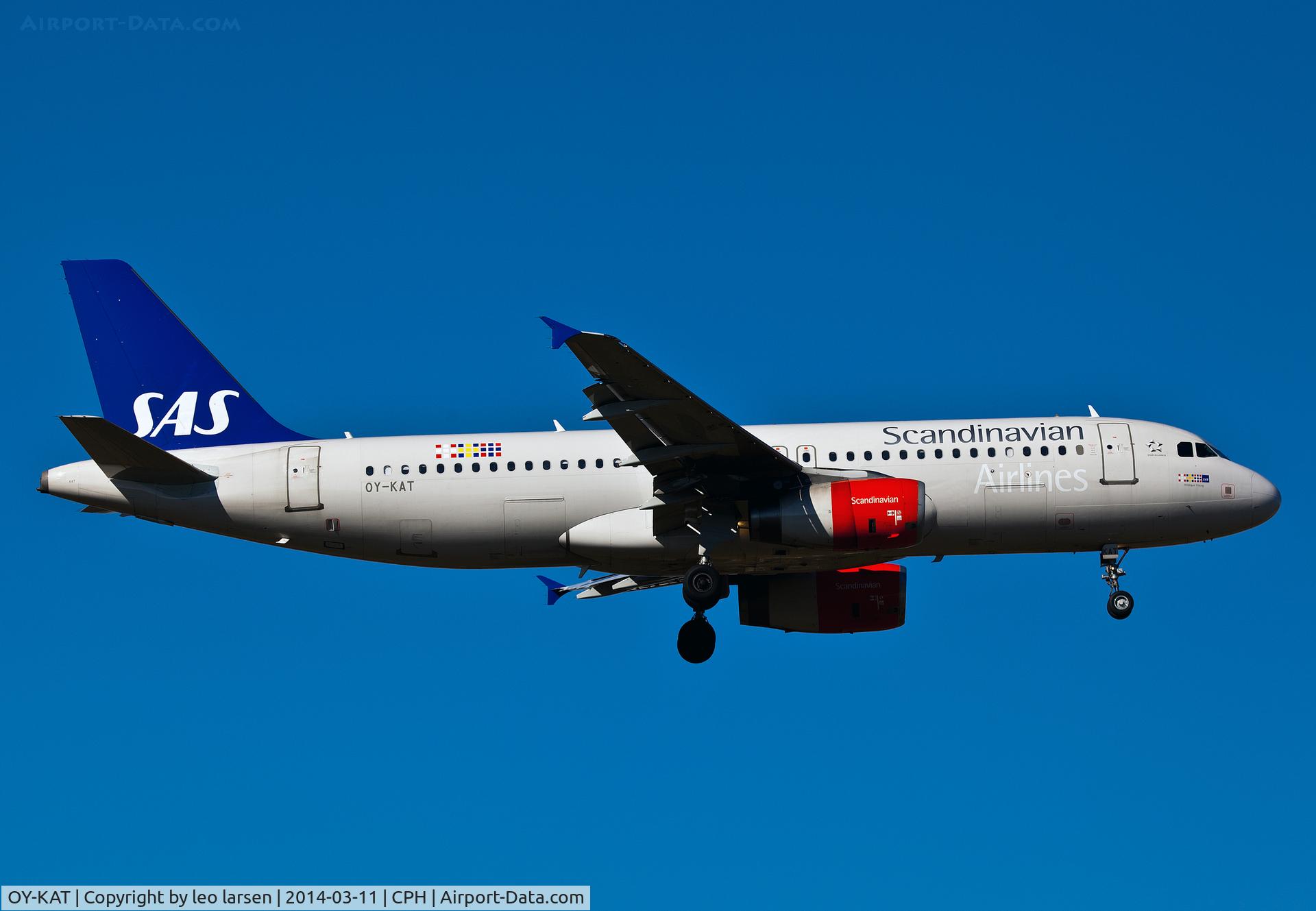 OY-KAT, 2007 Airbus A320-232 C/N 3192, Copenhagen Kastrup 11.3.14