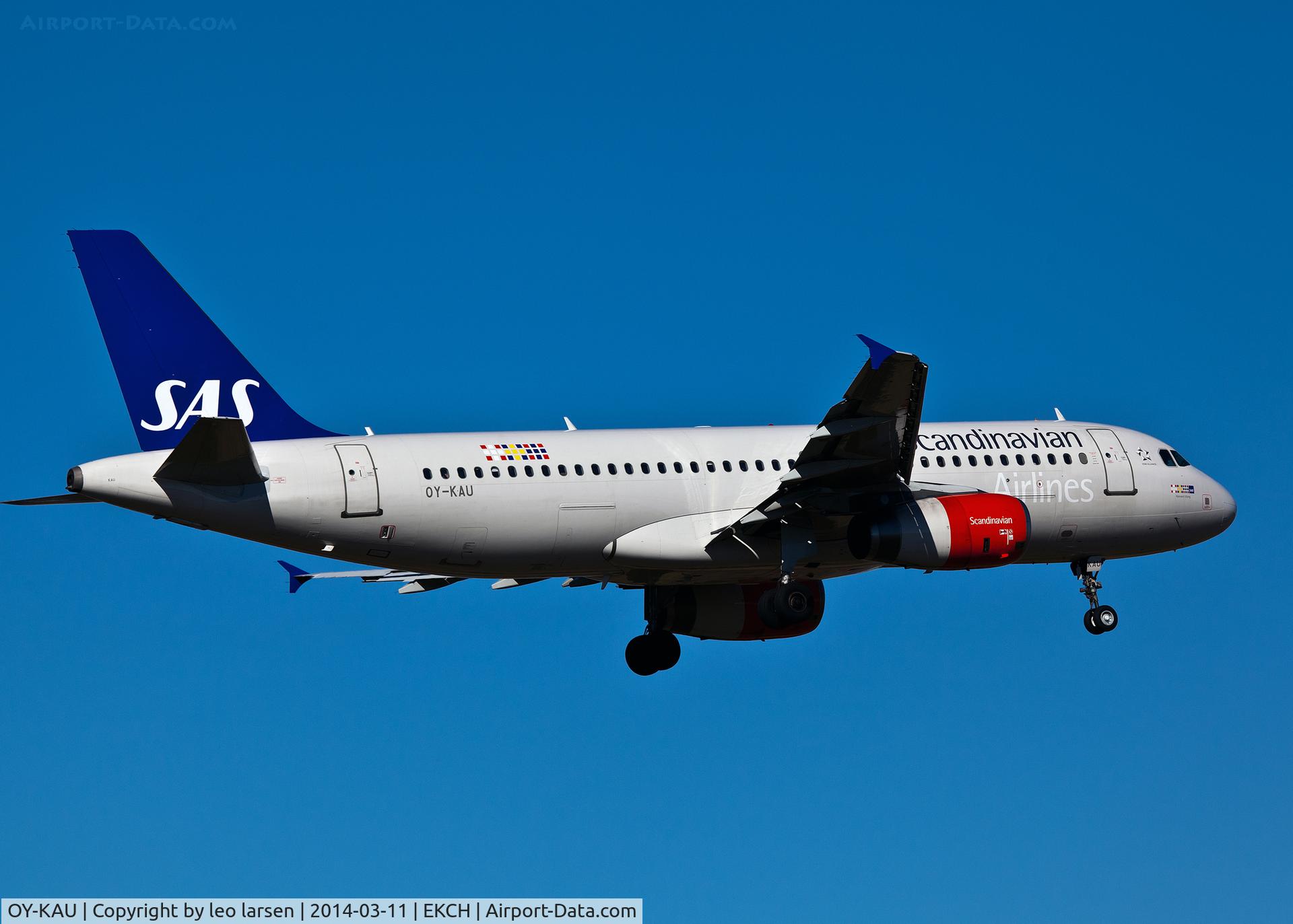 OY-KAU, 2007 Airbus A320-232 C/N 3227, Copenhagen Kastrup 11.3.14