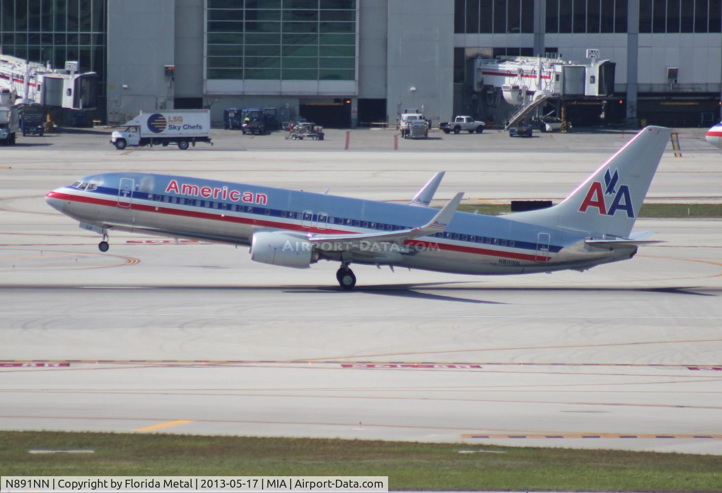 N891NN, 2012 Boeing 737-823 C/N 33315, American