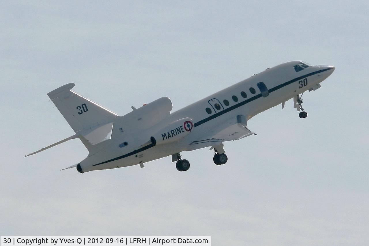 30, Dassault Falcon 50 Surmar C/N 30, French Naval Aviation Dassault Falcon 50 SurMar, Take-off Rwy 25, Lann Bihoué Air Base (LFRH-LRT) Open day 2012