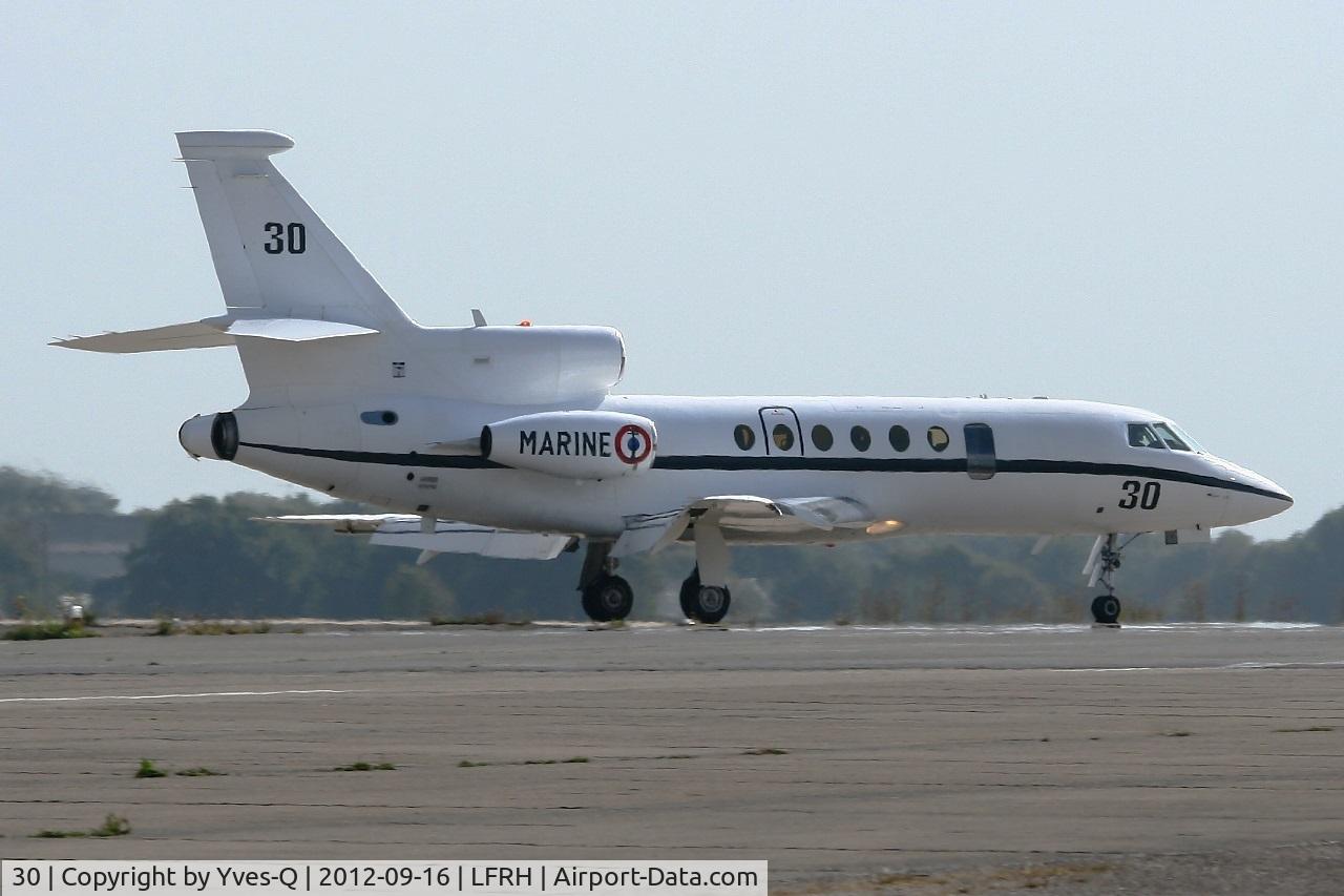 30, Dassault Falcon 50 Surmar C/N 30, French Naval Aviation Dassault Falcon 50 SurMar, Landing Rwy 25, Lann Bihoué Air Base (LFRH-LRT) Open day 2012
