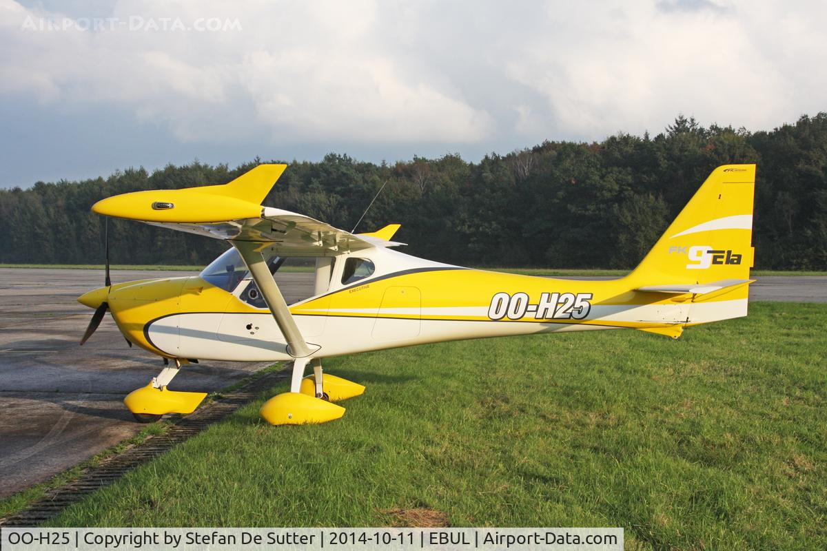 OO-H25, 2013 B & F Technik FK-9 ELA C/N 477, Parked at Aeroclub Brugge.