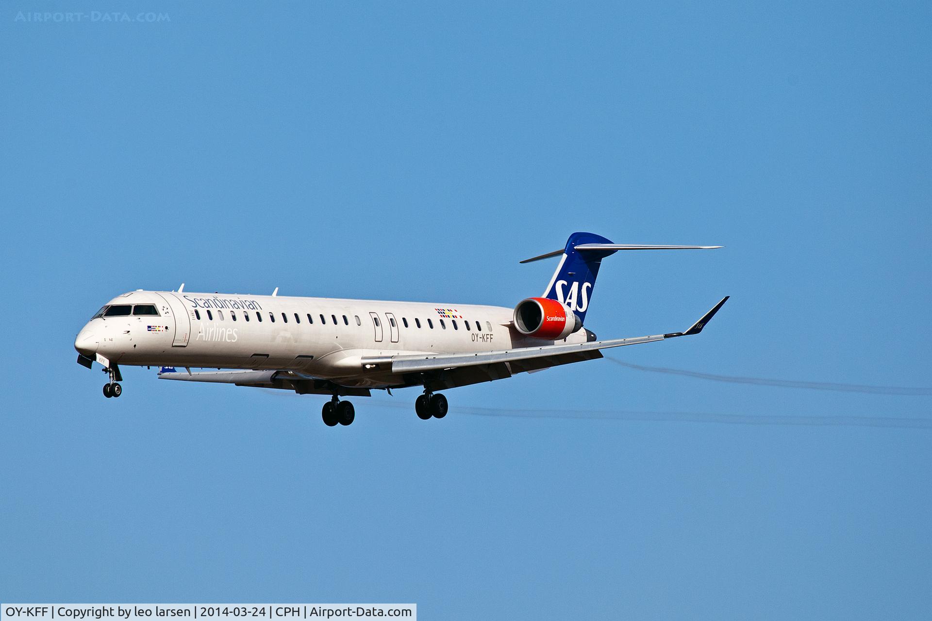 OY-KFF, 2009 Bombardier CRJ-900 (CL-600-2D24) C/N 15231, Copenhagen 24.3.14