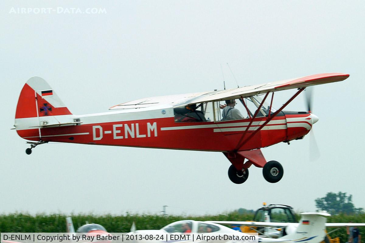 D-ENLM, 1952 Piper L-18C Super Cub (PA-18-95) C/N 18-1592, Piper L-18C-95 Super Cub [18-1592] Tannheim~D 24/08/2013