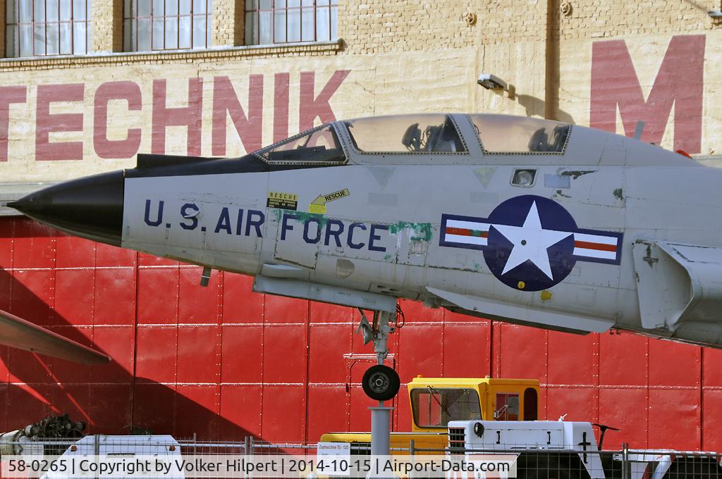 58-0265, 1958 McDonnell F-101B Voodoo C/N 637, at Speyer