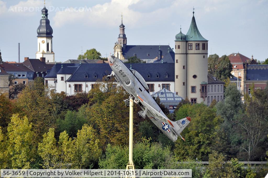 56-3659, 1956 Lockheed T-33A Shooting Star C/N 580-1143, at Speyer