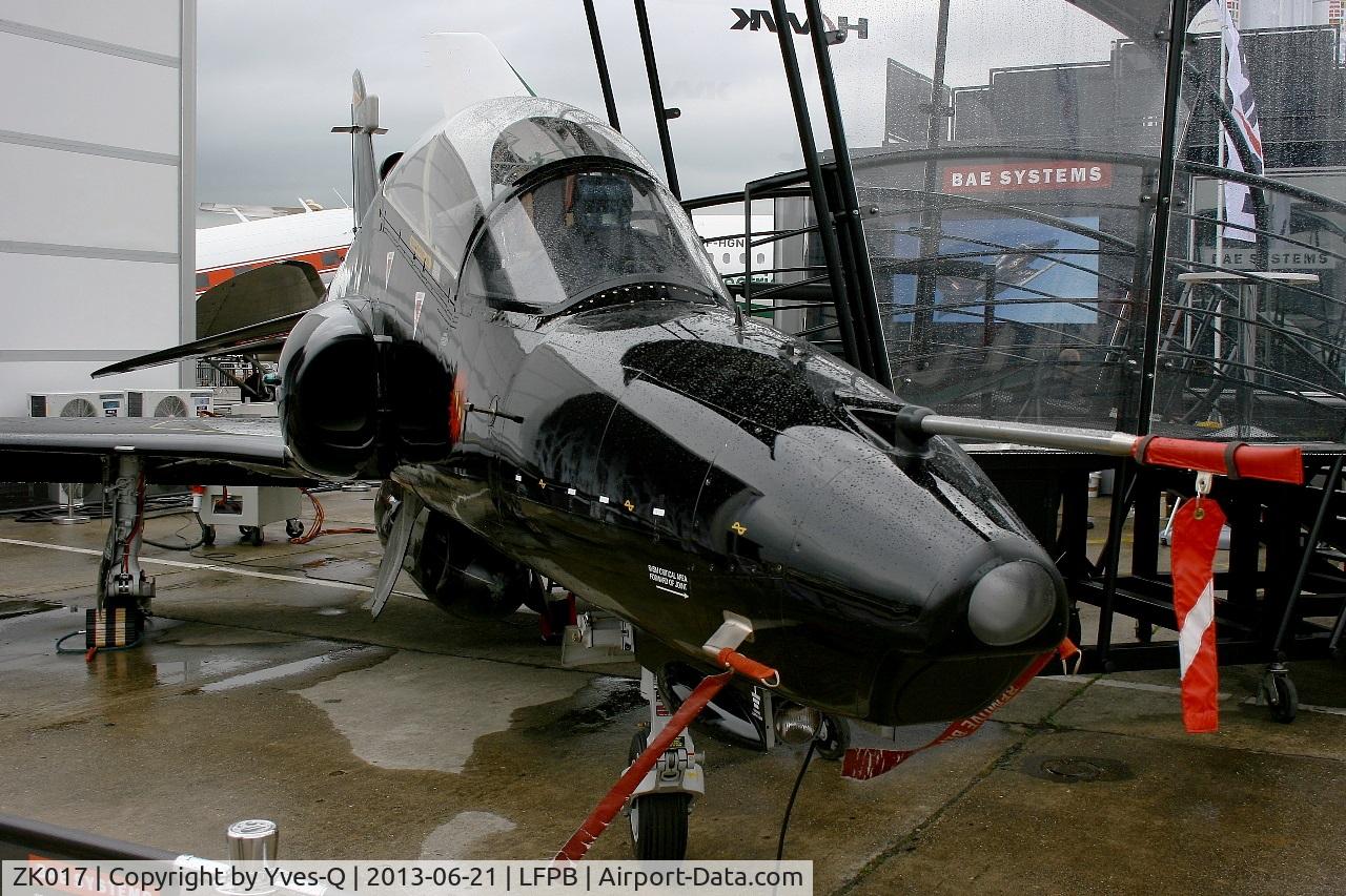 ZK017, 2008 British Aerospace Hawk T2 C/N RT008/1246, British Aerospace Hawk T.2, Static display, Paris-Le Bourget Air Show 2013