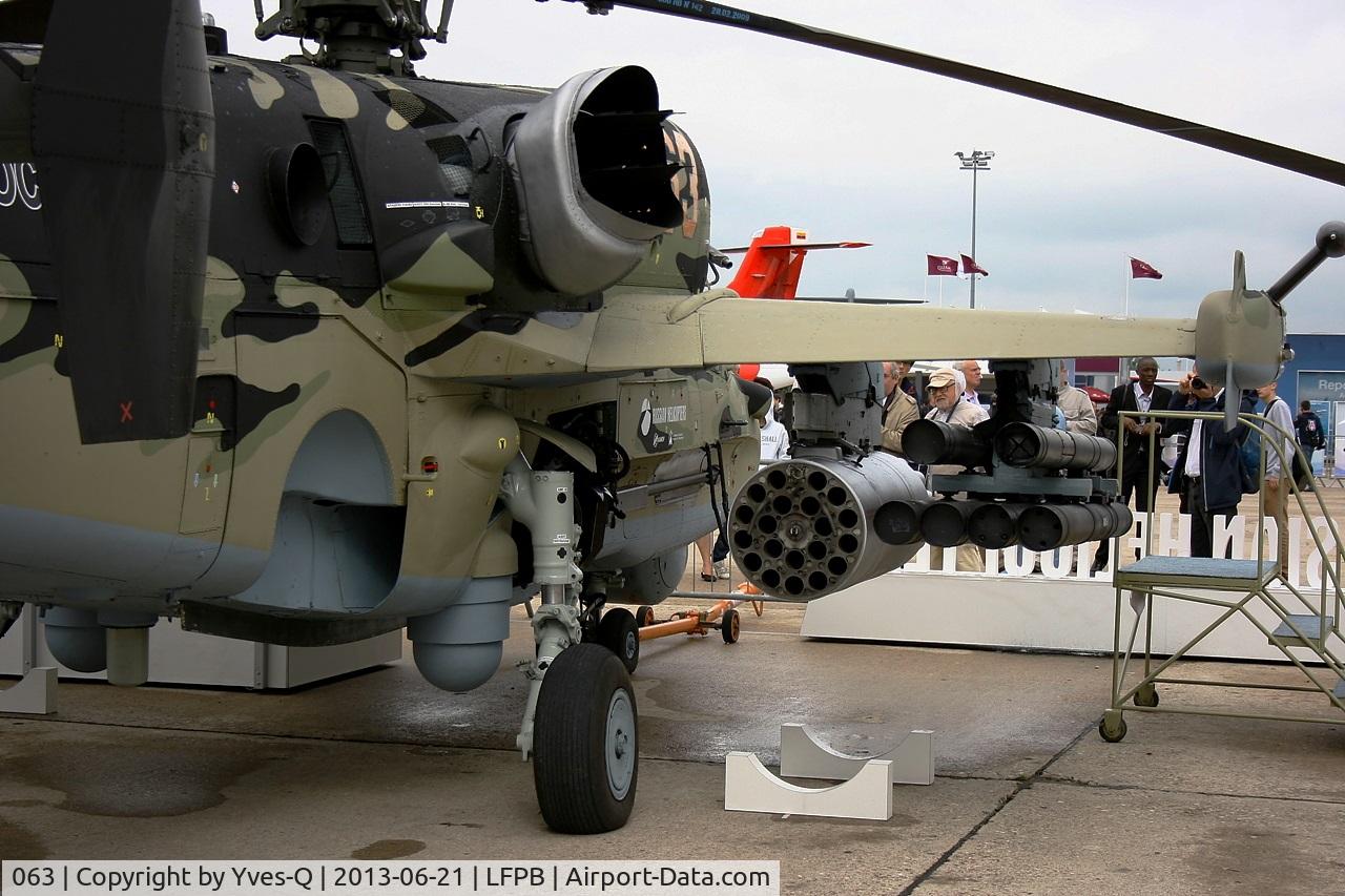 063, Kamov Ka-52 Alligator C/N 3538264800003, Kamov Ka-52 Alligator, Static display, Paris-Le Bourget Air Show 2013