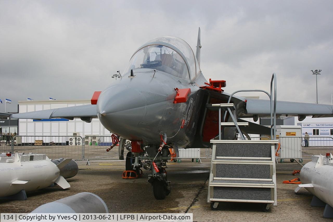 134, Yakovlev Yak-130 C/N 13012101, Yakovlev Yak-130, Static display, Paris-Le Bourget Air Show 2013