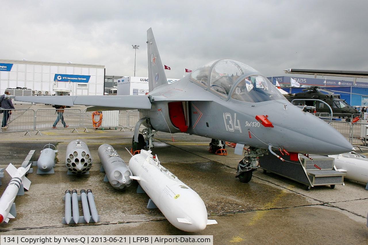 134, Yakovlev Yak-130 C/N 13012101, Yakovlev Yak-130, Static display, Paris-Le Bourget Air Show 2013