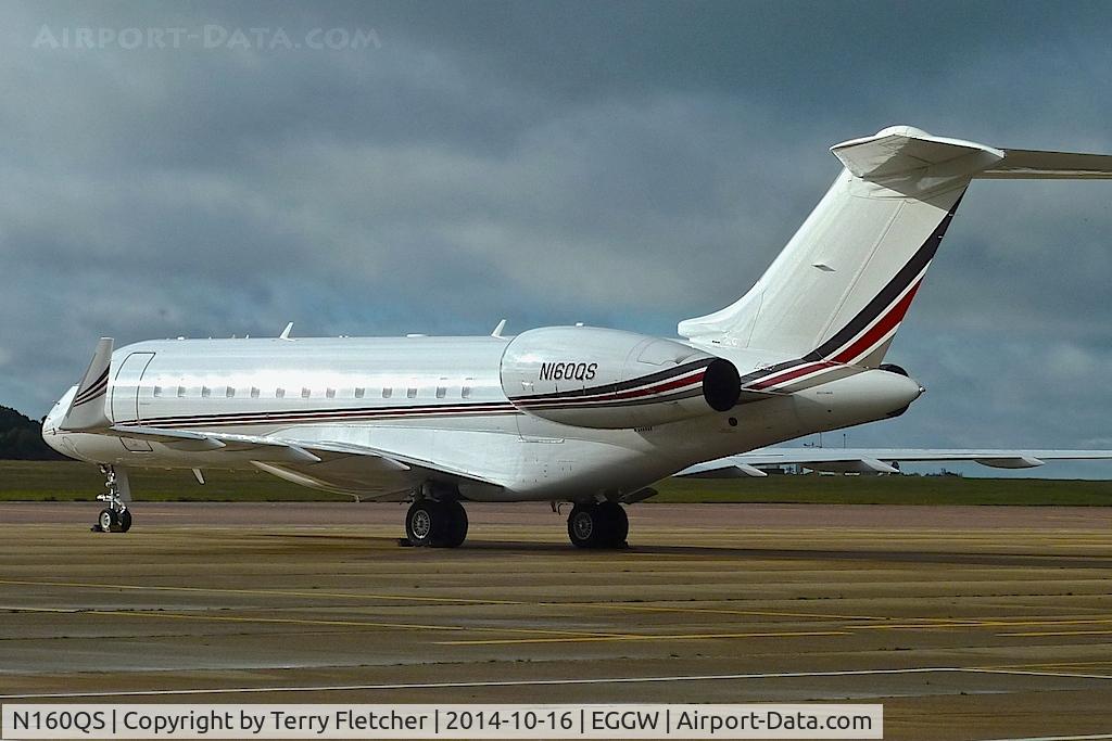 N160QS, 2012 Bombardier BD-700-1A10 Global 6000 C/N 9475, 2012 Bombardier BD-700-1A10 Global 6000, c/n: 9475 at Luton