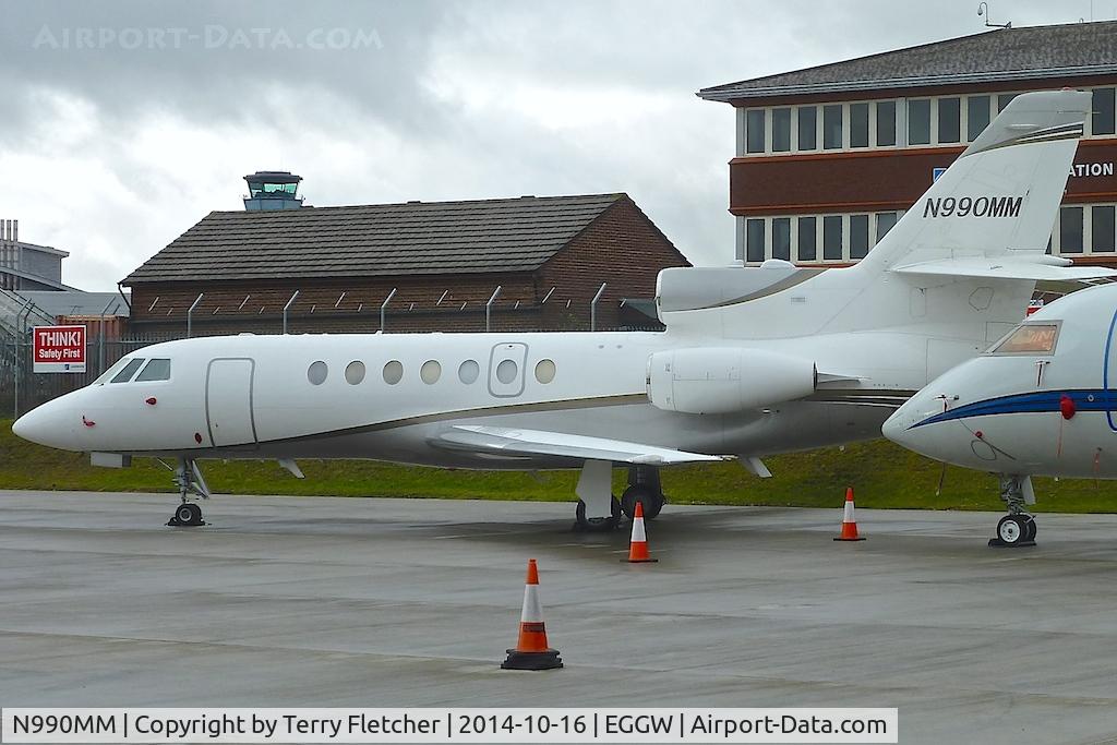 N990MM, 1982 Dassault Falcon 50 C/N 105, 1982 Dassault Falcon 50, c/n: 105 at Luton