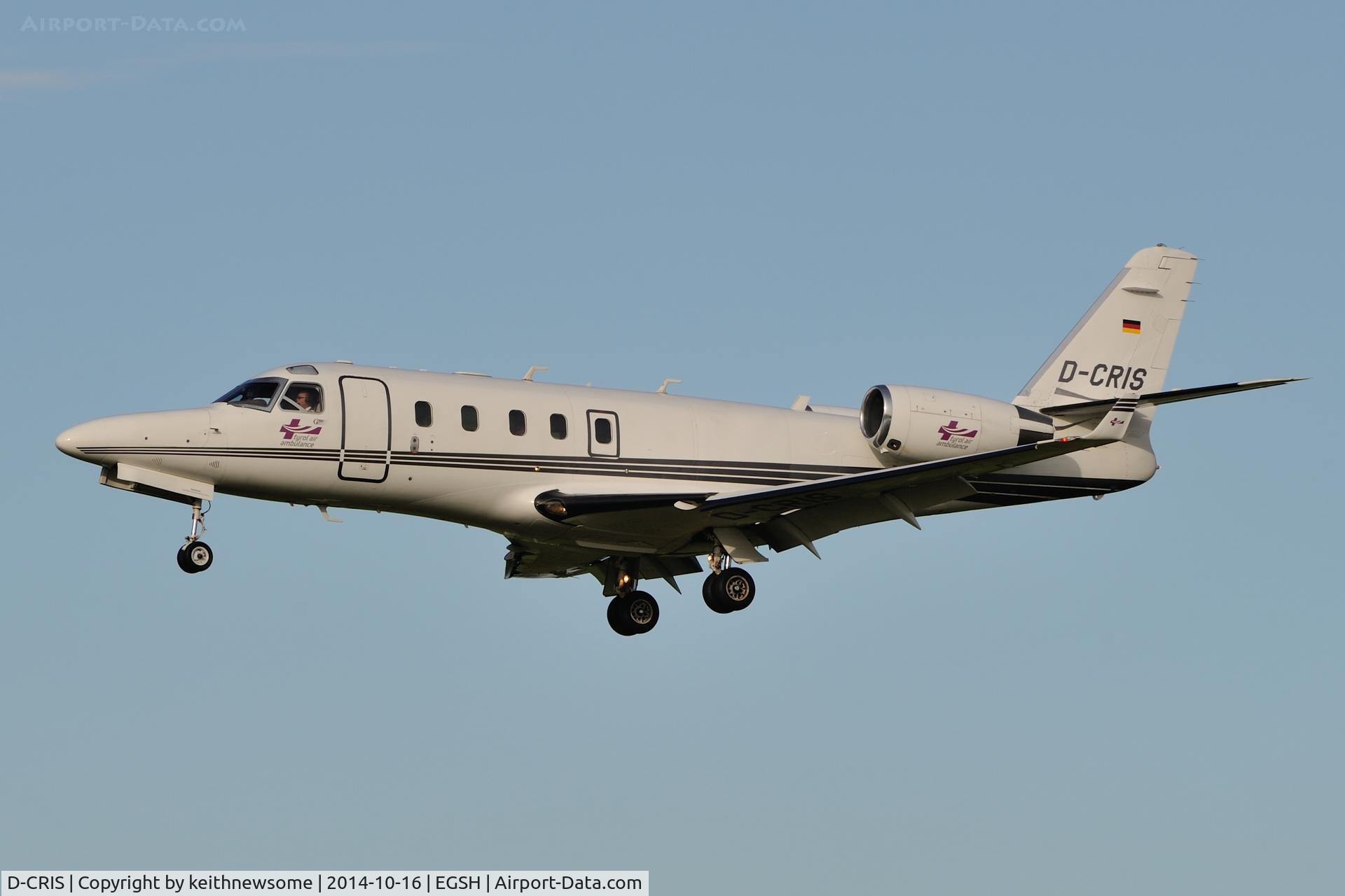 D-CRIS, 1998 Israel Aircraft Industries 1125A Astra SPX C/N 107, Landing onto runway 27.