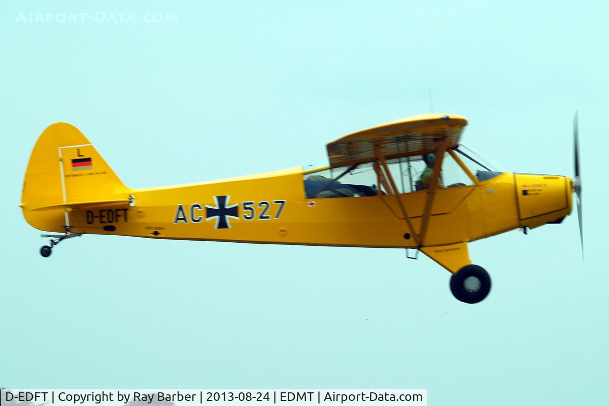 D-EDFT, 1954 Piper L-18C Super Cub (PA-18-95) C/N 18-3452, Piper L-18C-95 Super Cub [18-3452] Tannheim~D 24/08/2013