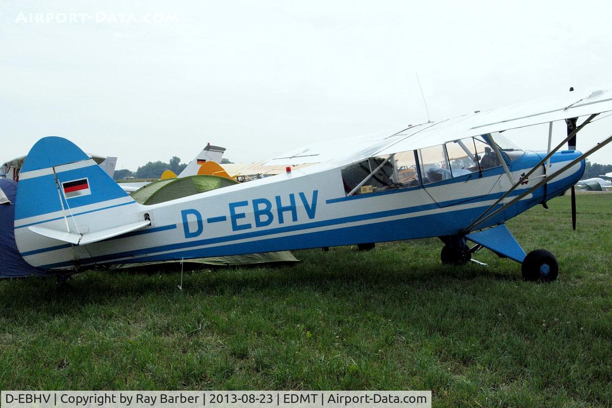D-EBHV, Piper L-18C Super Cub (PA-18-95) C/N 18-2058, Piper L-18C-95 Super Cub [18-2058] Tannheim~D 24/08/2013