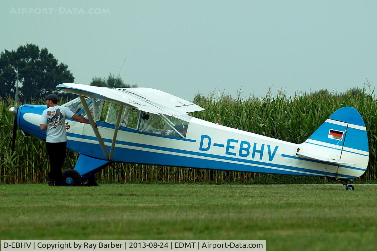 D-EBHV, Piper L-18C Super Cub (PA-18-95) C/N 18-2058, Piper L-18C-95 Super Cub [18-2058] Tannheim~D 24/08/2013