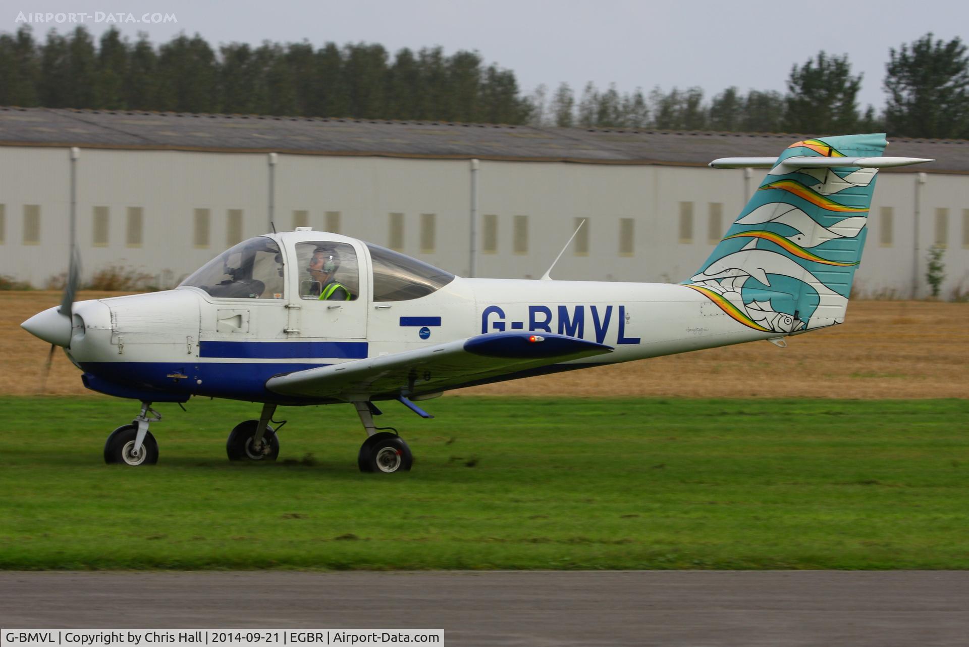 G-BMVL, 1979 Piper PA-38-112 Tomahawk Tomahawk C/N 38-79A0033, at Breighton's Heli Fly-in, 2014