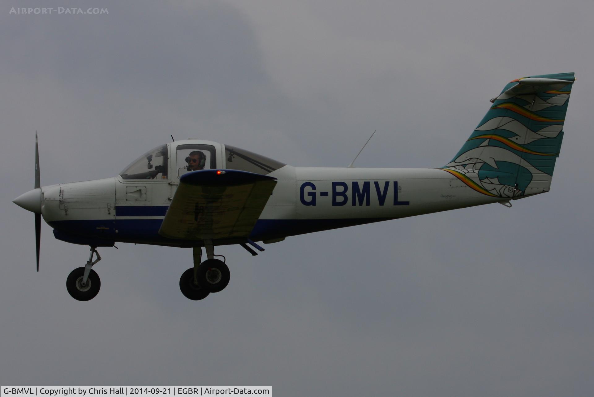 G-BMVL, 1979 Piper PA-38-112 Tomahawk Tomahawk C/N 38-79A0033, at Breighton's Heli Fly-in, 2014