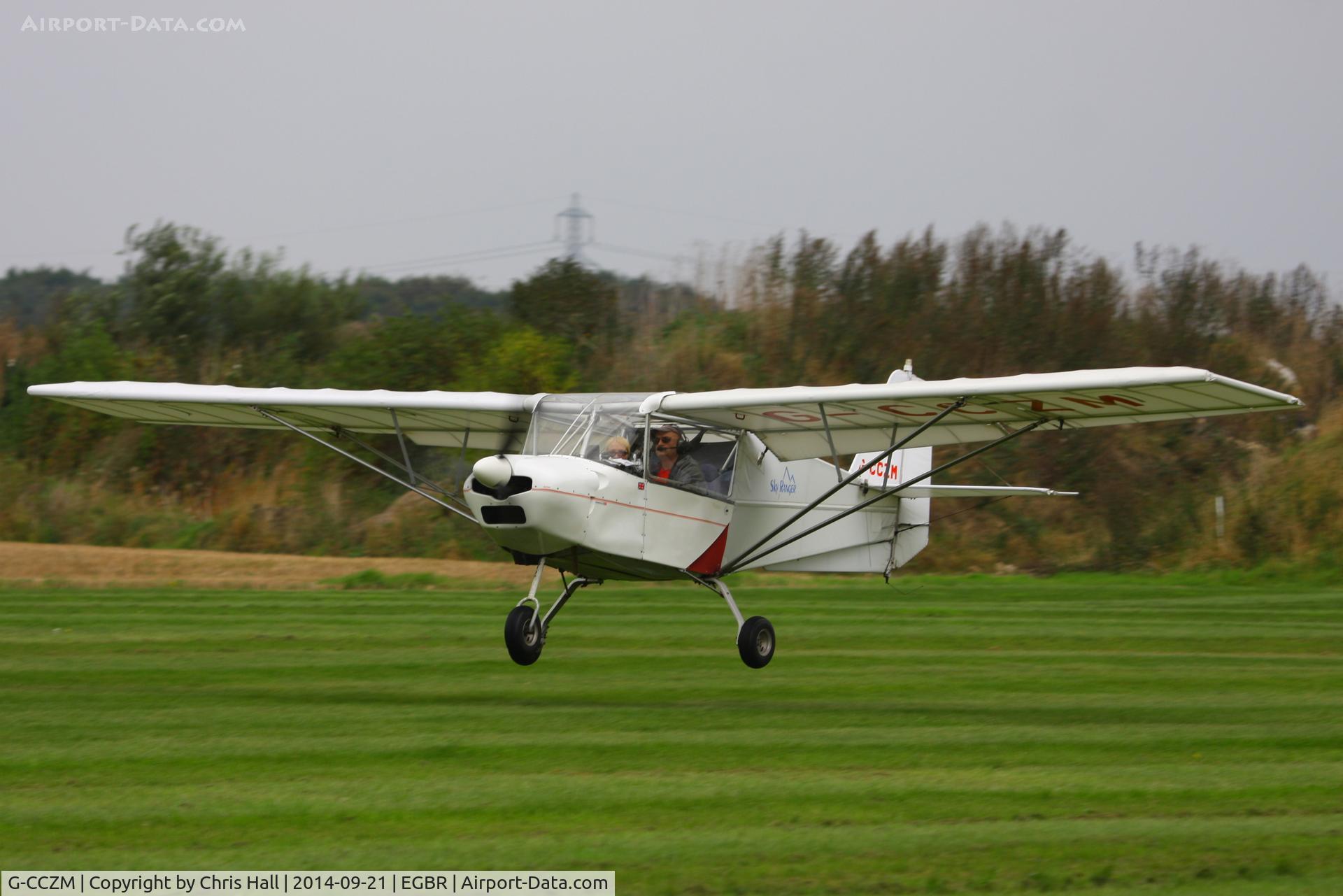 G-CCZM, 2004 Skyranger 912S(1) C/N BMAA/HB/372, at Breighton's Heli Fly-in, 2014