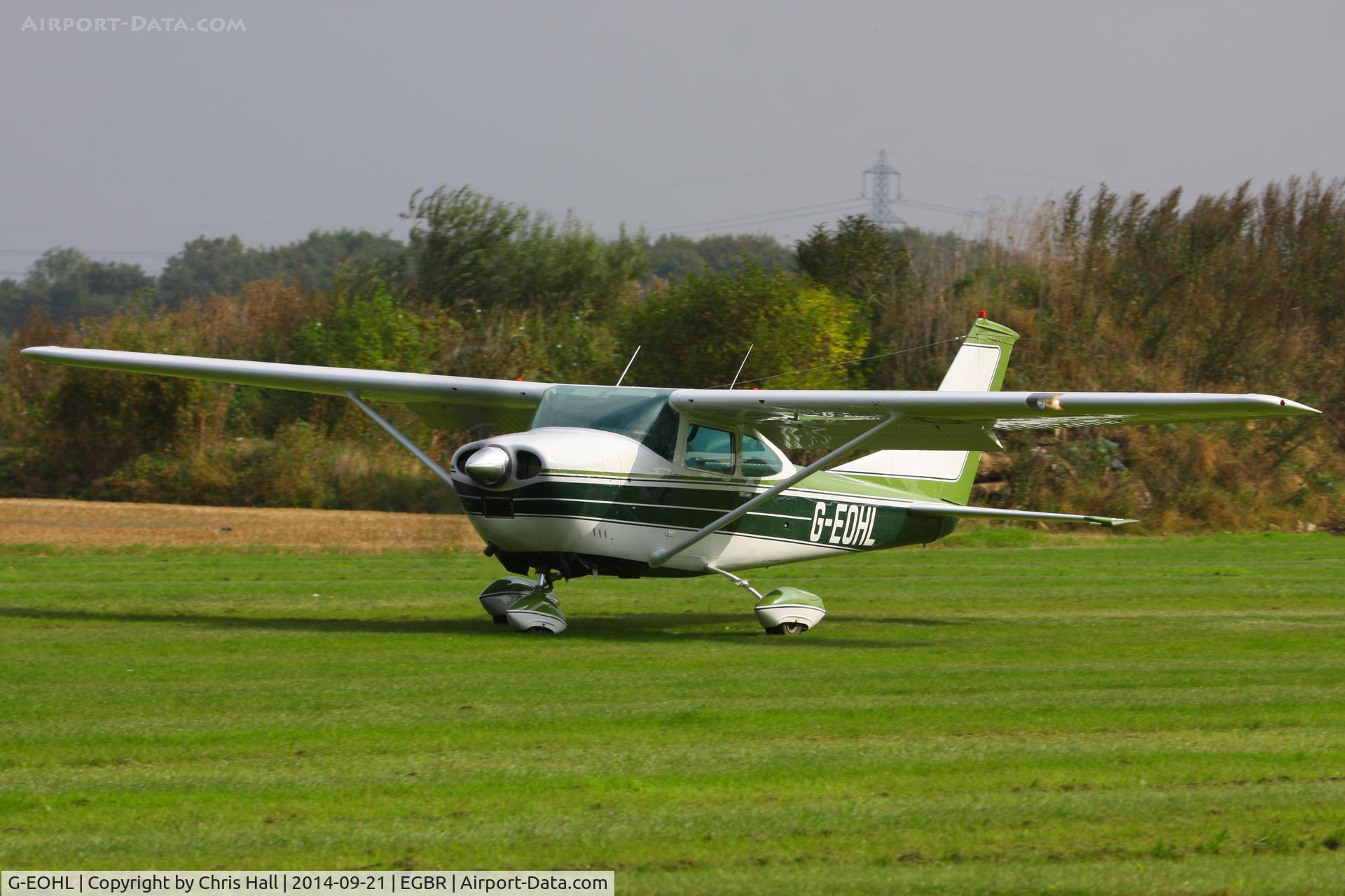G-EOHL, 1968 Cessna 182L Skylane C/N 182-59279, at Breighton's Heli Fly-in, 2014