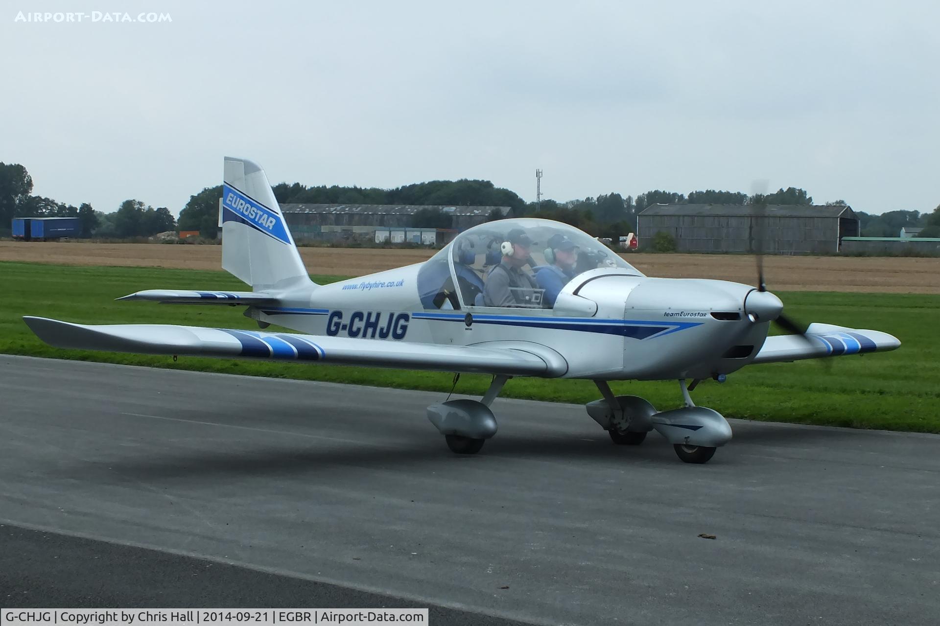 G-CHJG, 2012 Cosmik EV-97 TeamEurostar UK C/N 3938, at Breighton's Heli Fly-in, 2014