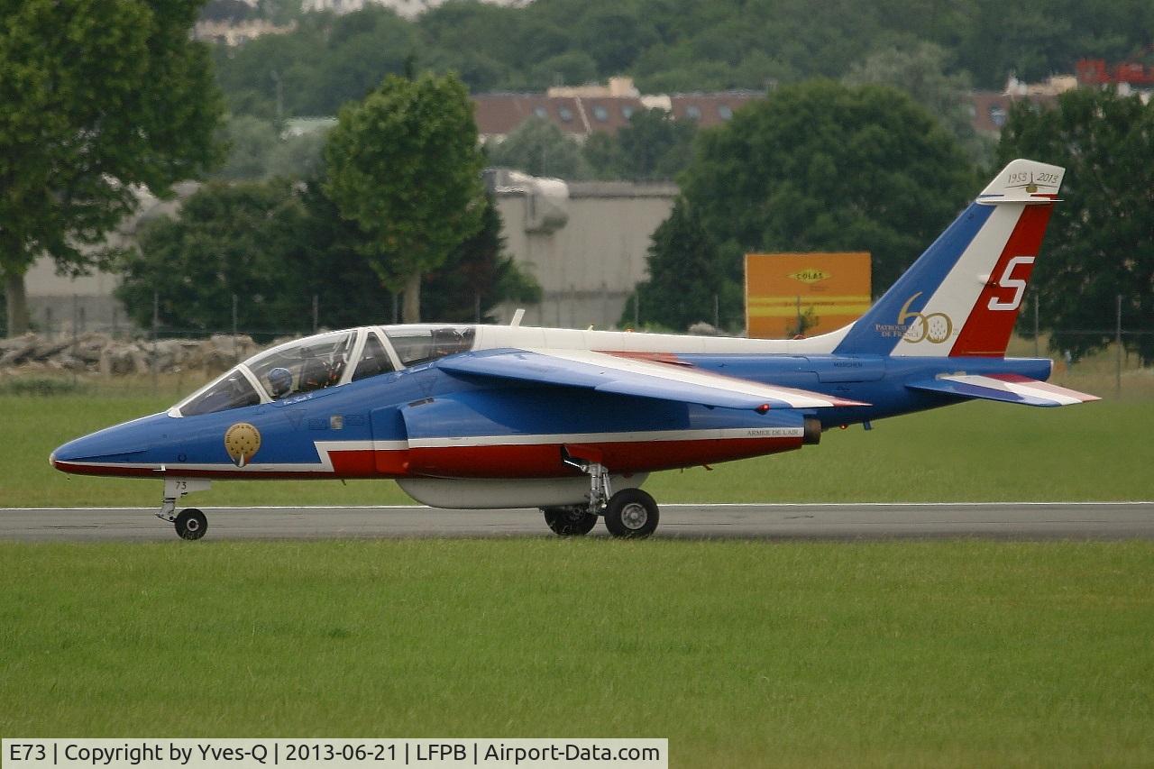E73, Dassault-Dornier Alpha Jet E C/N E73, Dassault-Dornier Alpha Jet E (F-TENE), Athos 05 of Patrouille De France 2013, Paris-Le Bourget (LFPB-LBG) Air Show 2013