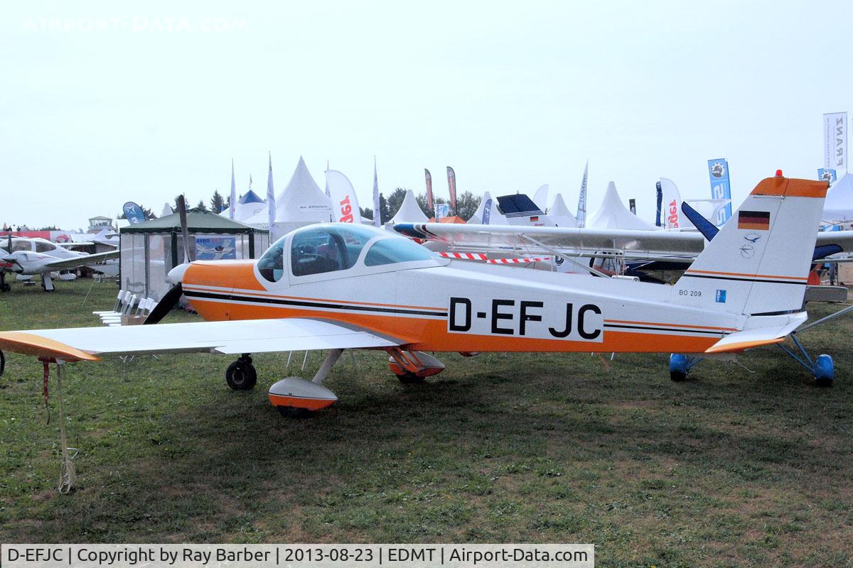 D-EFJC, 1971 Bolkow BO-209 Monsun 160RV C/N 125, D-EFJC   Bolkow Bo.209C Monsun 160RV [125] Tannheim~D 23/08/2013