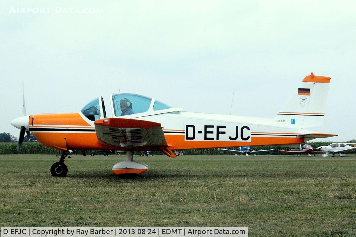 D-EFJC, 1971 Bolkow BO-209 Monsun 160RV C/N 125, D-EFJC   Bolkow Bo.209C Monsun 160RV [125] Tannheim~D 24/08/2013