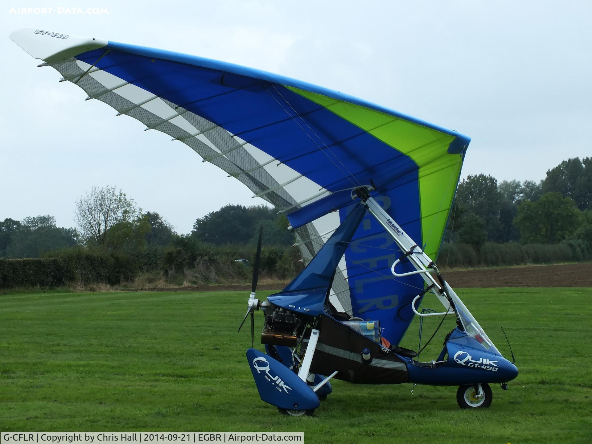 G-CFLR, P&M Aviation Quik GT450 C/N 8409, at Breighton's Heli Fly-in, 2014