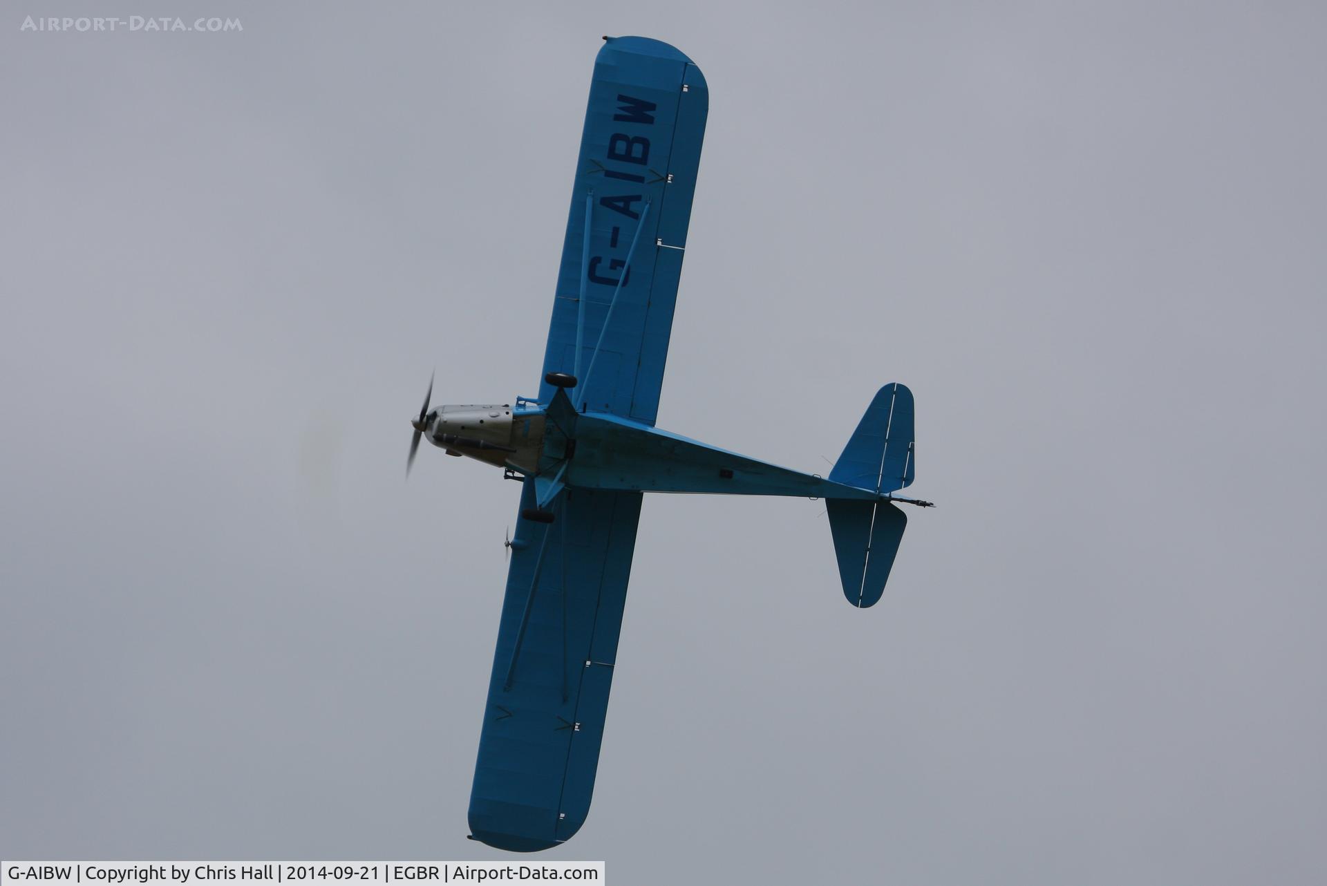 G-AIBW, 1946 Auster J-1N Alpha C/N 2158, at Breighton's Heli Fly-in, 2014