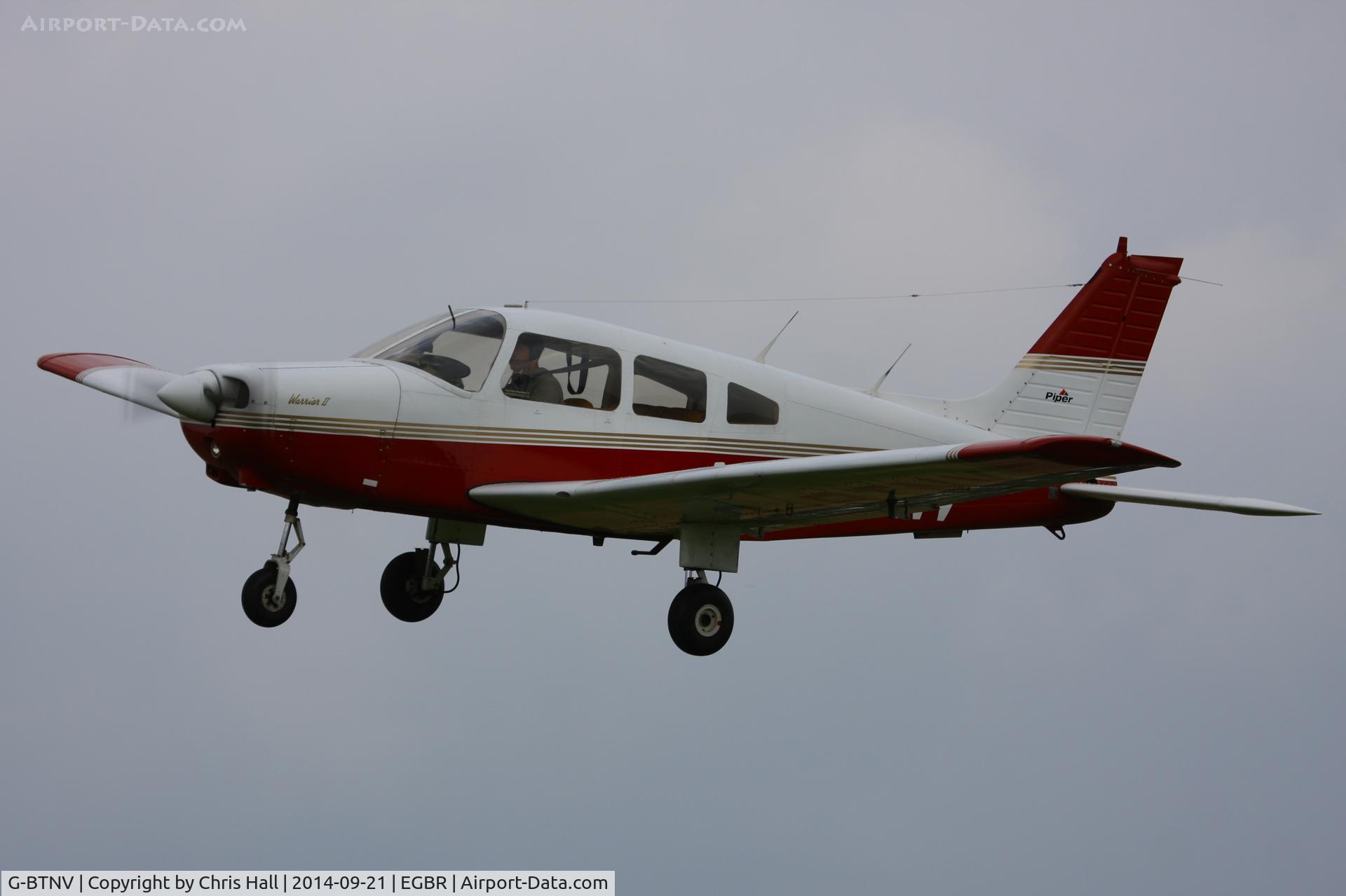 G-BTNV, 1978 Piper PA-28-161 Cherokee Warrior II C/N 28-7816590, at Breighton's Heli Fly-in, 2014