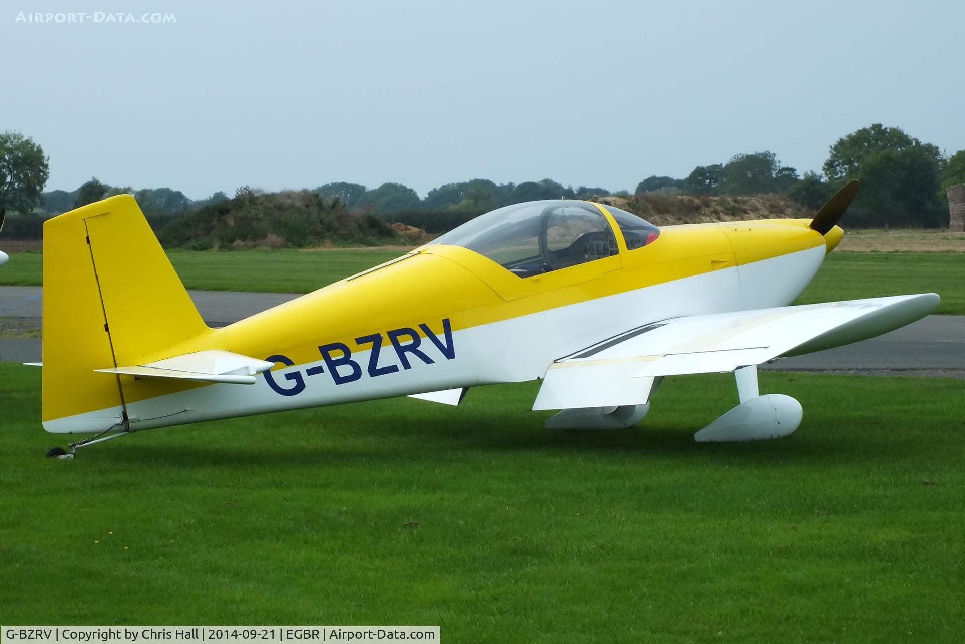 G-BZRV, 2002 Vans RV-6 C/N PFA 181A-13573, at Breighton's Heli Fly-in, 2014