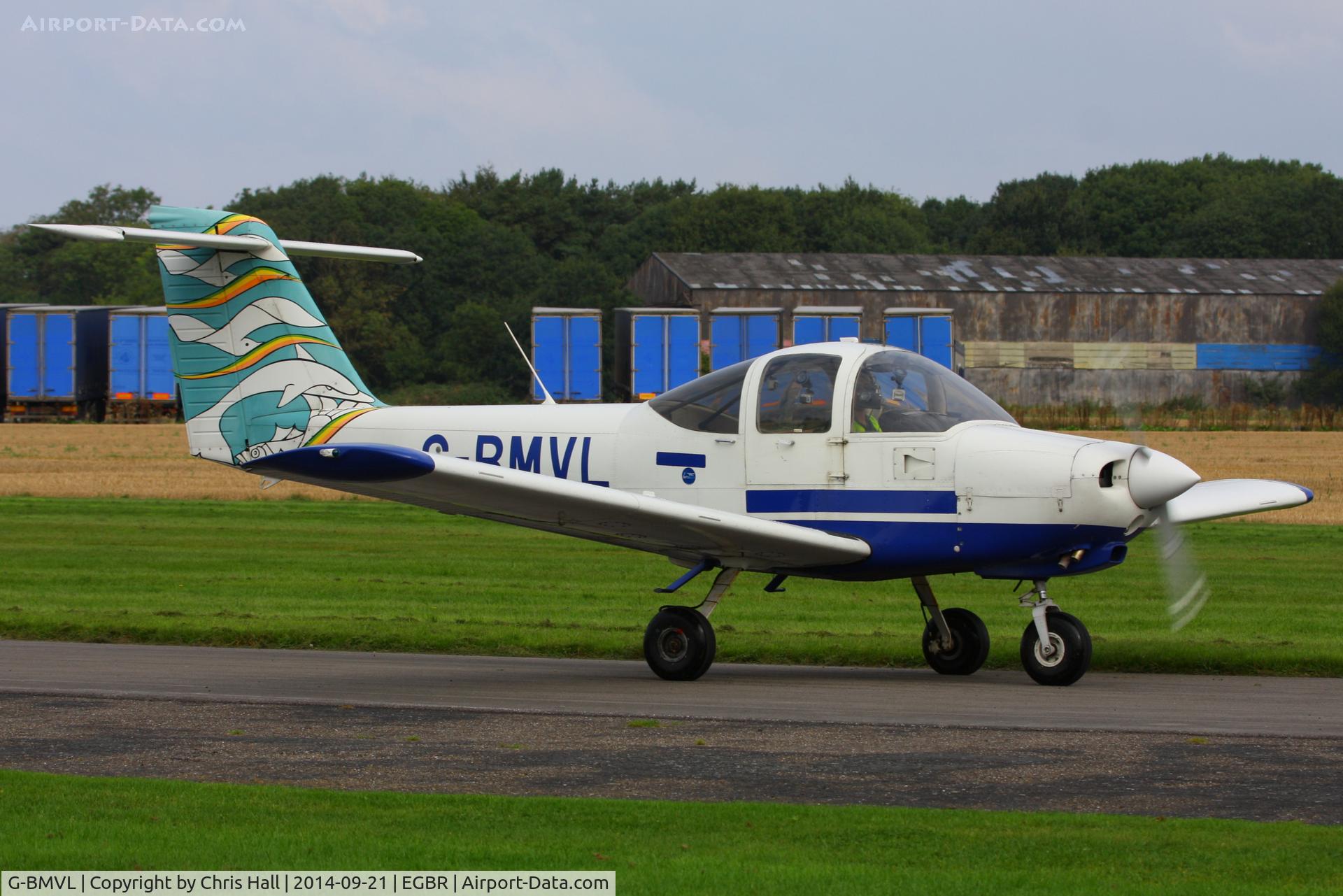 G-BMVL, 1979 Piper PA-38-112 Tomahawk Tomahawk C/N 38-79A0033, at Breighton's Heli Fly-in, 2014