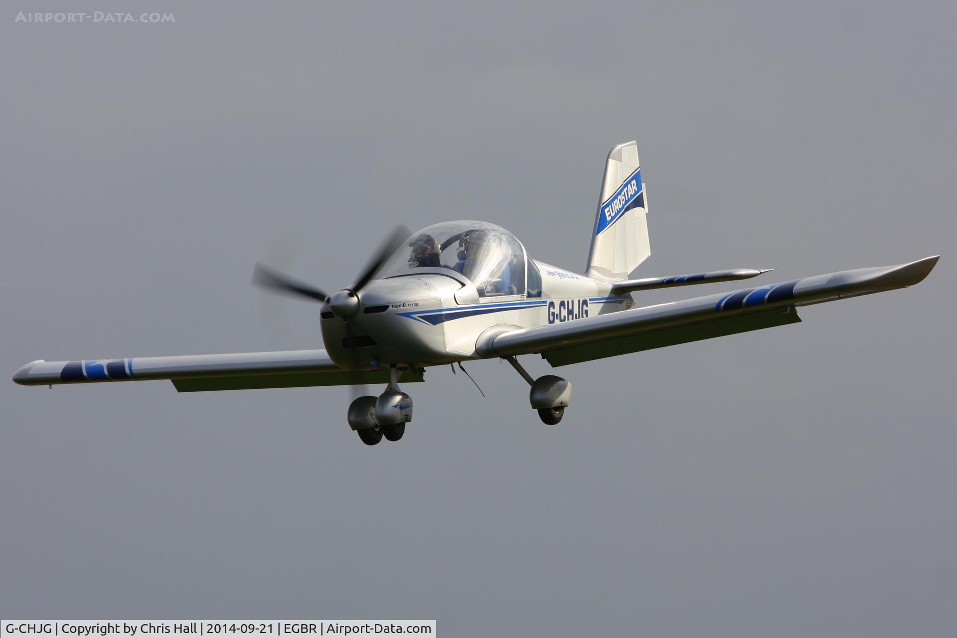 G-CHJG, 2012 Cosmik EV-97 TeamEurostar UK C/N 3938, at Breighton's Heli Fly-in, 2014