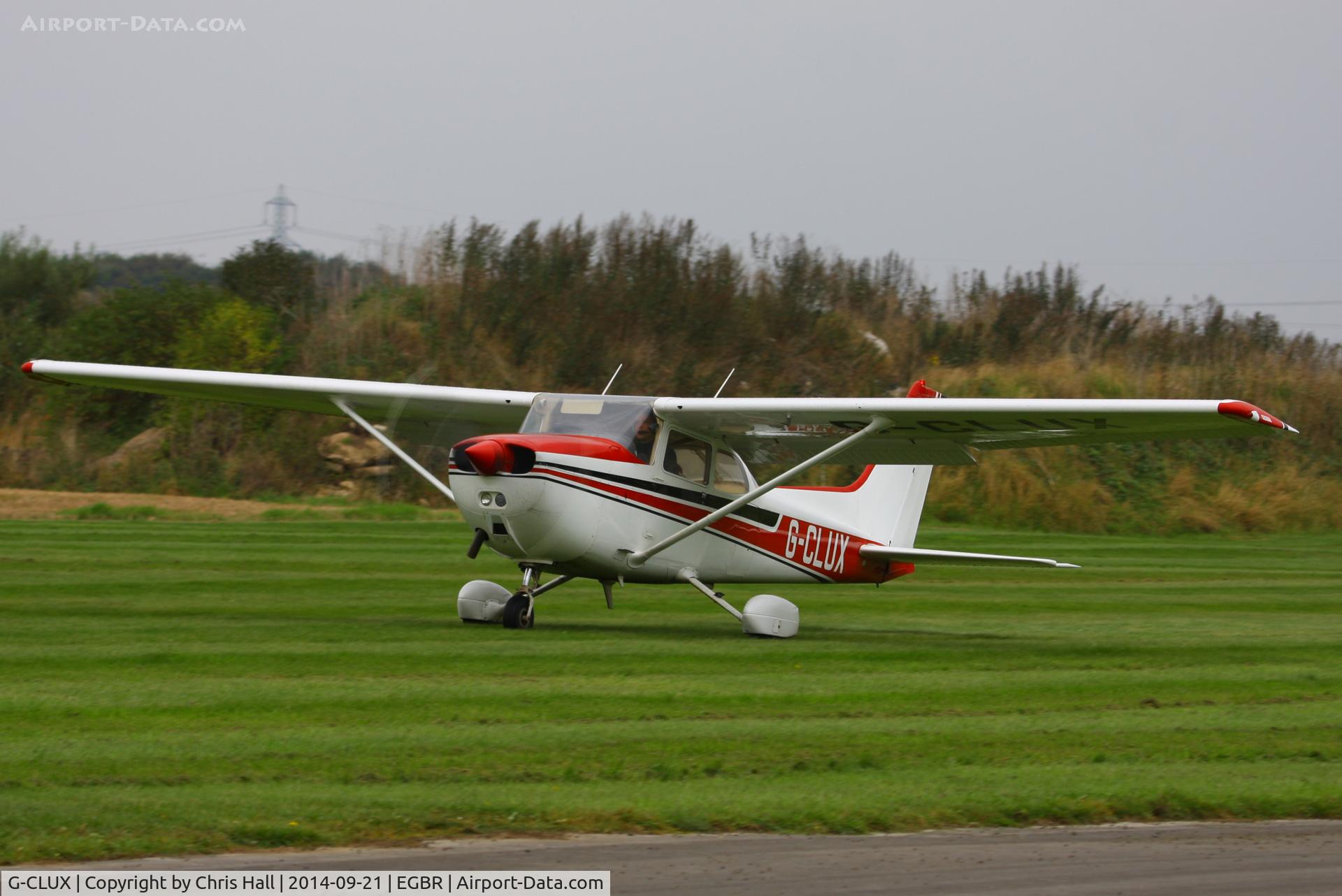 G-CLUX, 1980 Reims F172N Skyhawk C/N 1996, at Breighton's Heli Fly-in, 2014