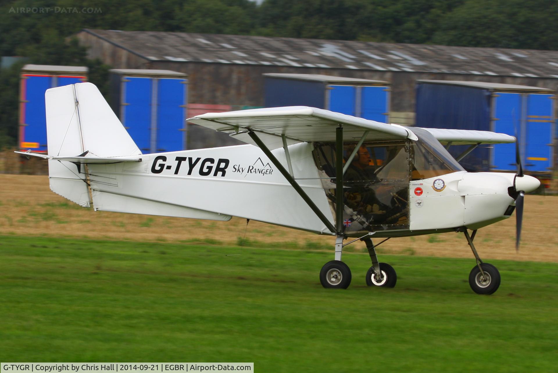 G-TYGR, 2007 Best Off Skyranger 912S(1) C/N BMAA/HB/420, at Breighton's Heli Fly-in, 2014