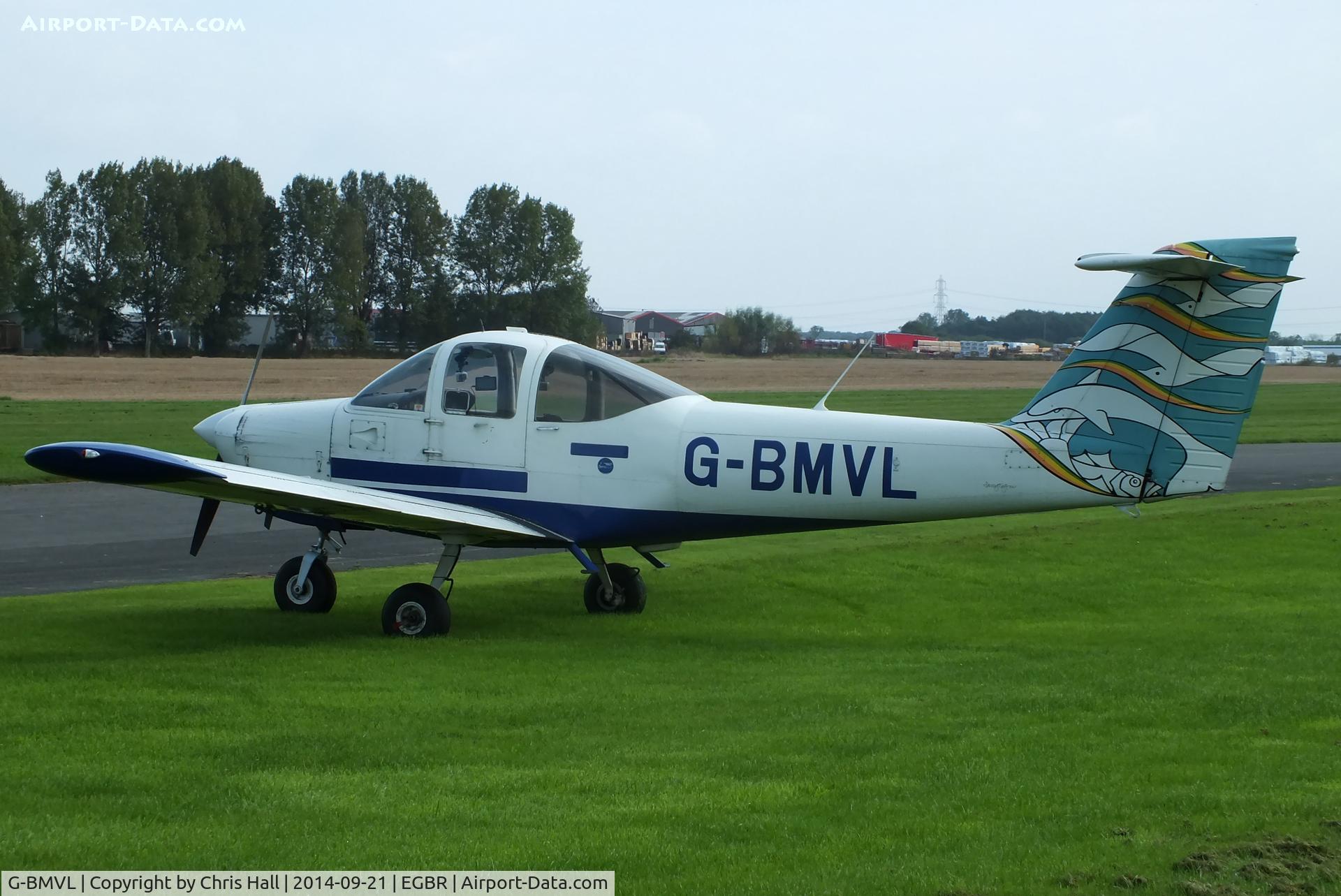 G-BMVL, 1979 Piper PA-38-112 Tomahawk Tomahawk C/N 38-79A0033, at Breighton's Heli Fly-in, 2014