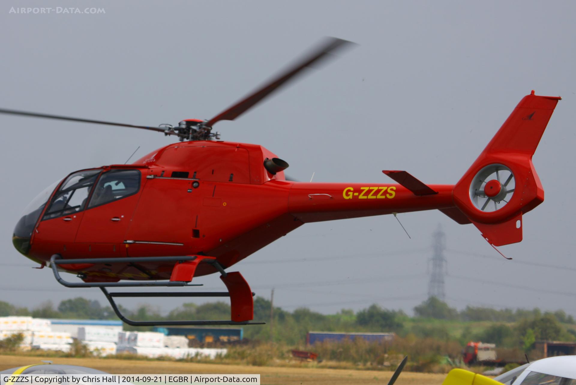 G-ZZZS, 2002 Eurocopter EC-120B Colibri C/N 1321, at Breighton's Heli Fly-in, 2014