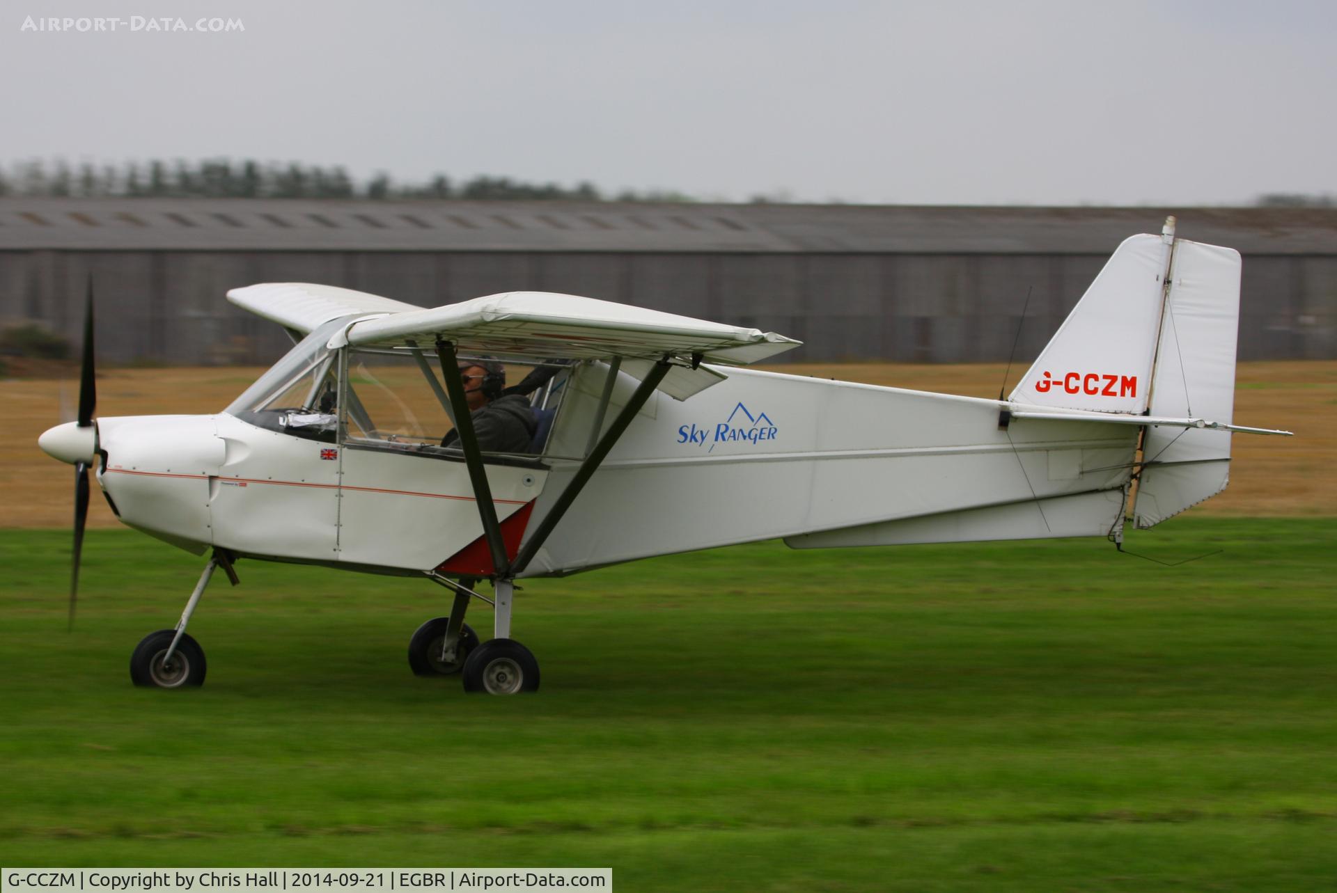 G-CCZM, 2004 Skyranger 912S(1) C/N BMAA/HB/372, at Breighton's Heli Fly-in, 2014