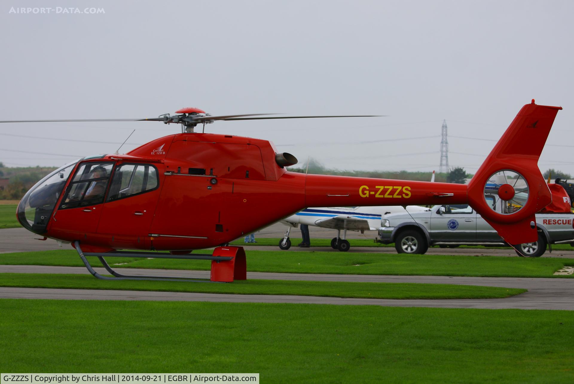 G-ZZZS, 2002 Eurocopter EC-120B Colibri C/N 1321, at Breighton's Heli Fly-in, 2014