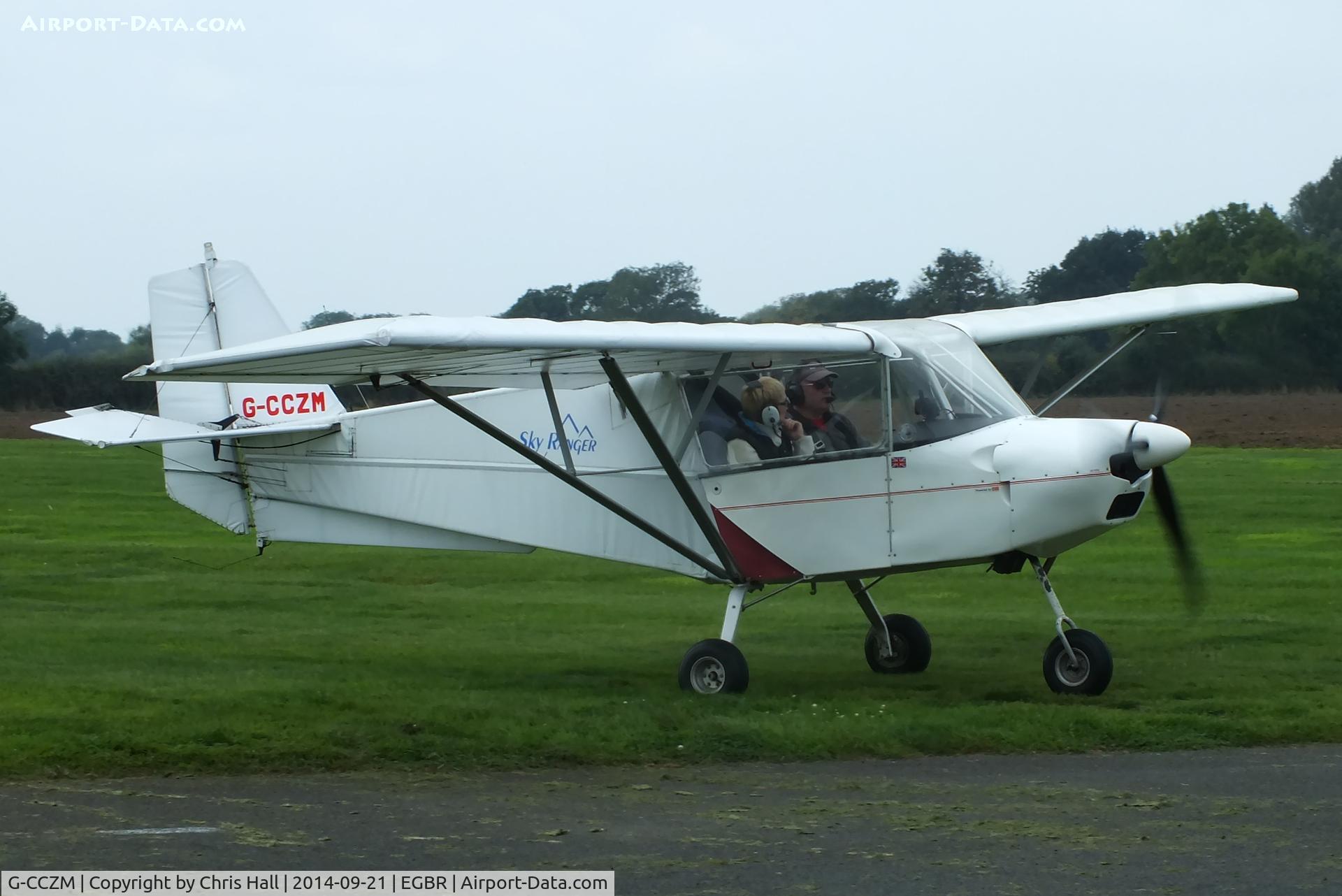G-CCZM, 2004 Skyranger 912S(1) C/N BMAA/HB/372, at Breighton's Heli Fly-in, 2014