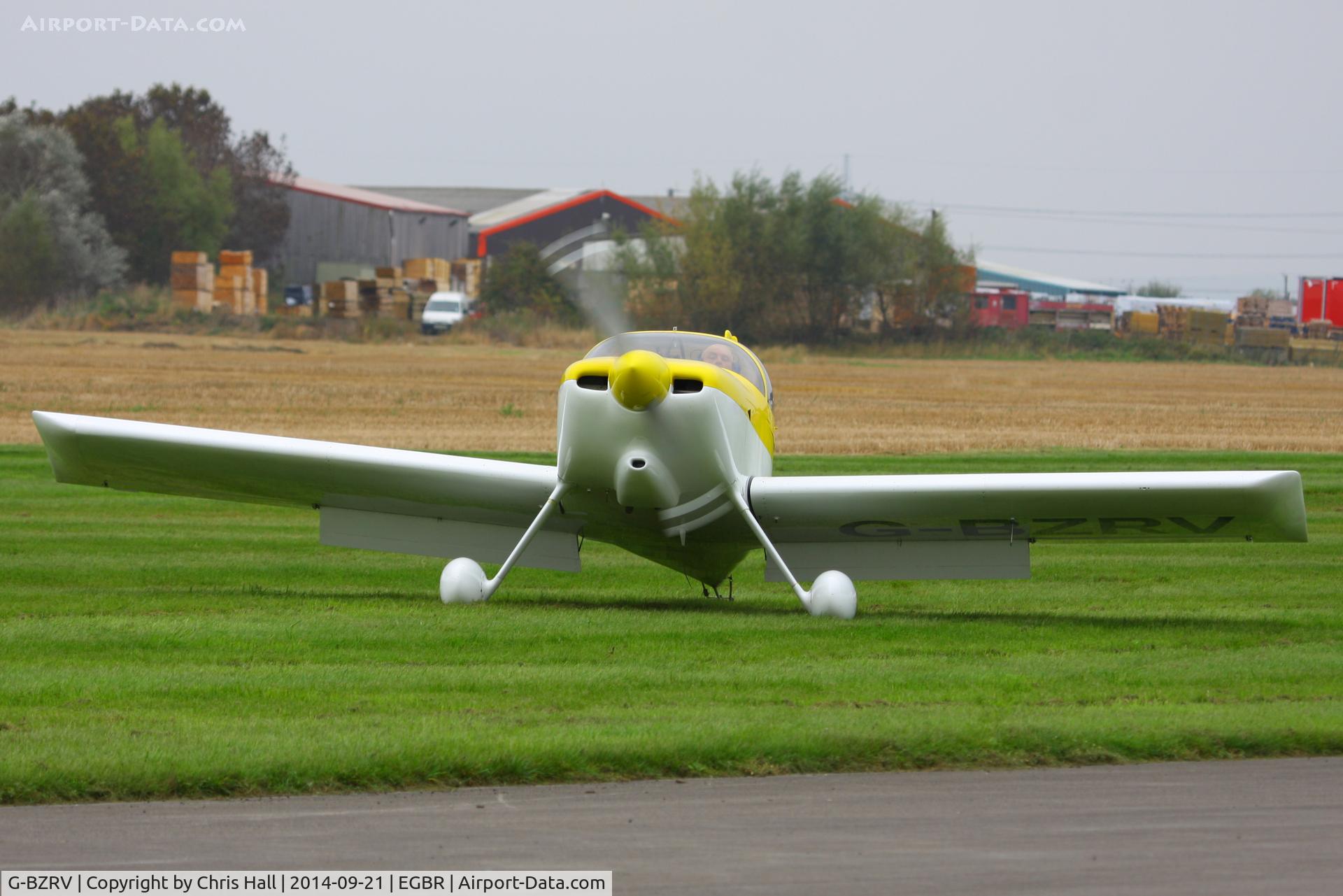 G-BZRV, 2002 Vans RV-6 C/N PFA 181A-13573, at Breighton's Heli Fly-in, 2014