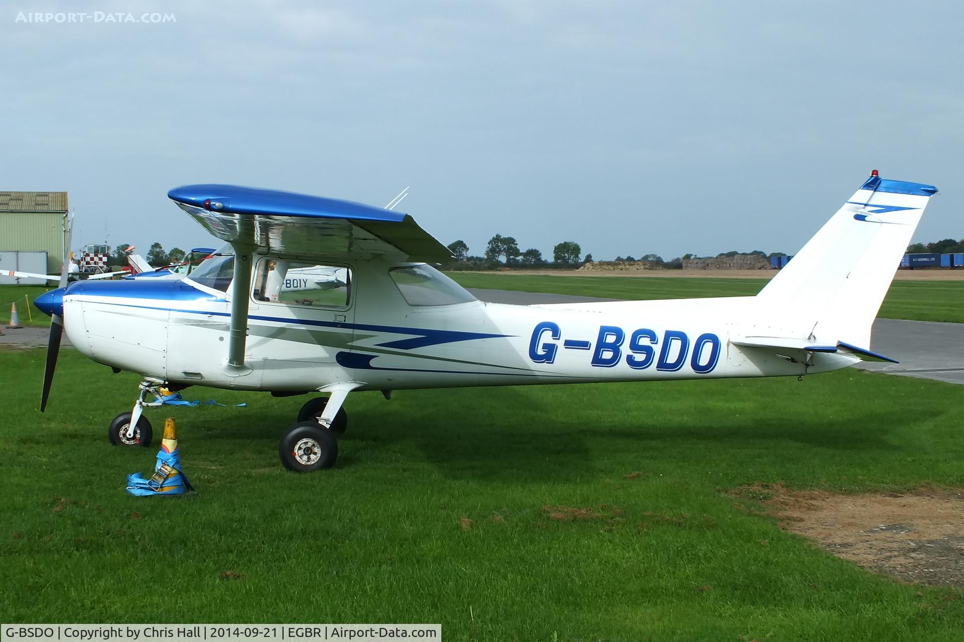 G-BSDO, 1978 Cessna 152 C/N 152-81657, at Breighton's Heli Fly-in, 2014