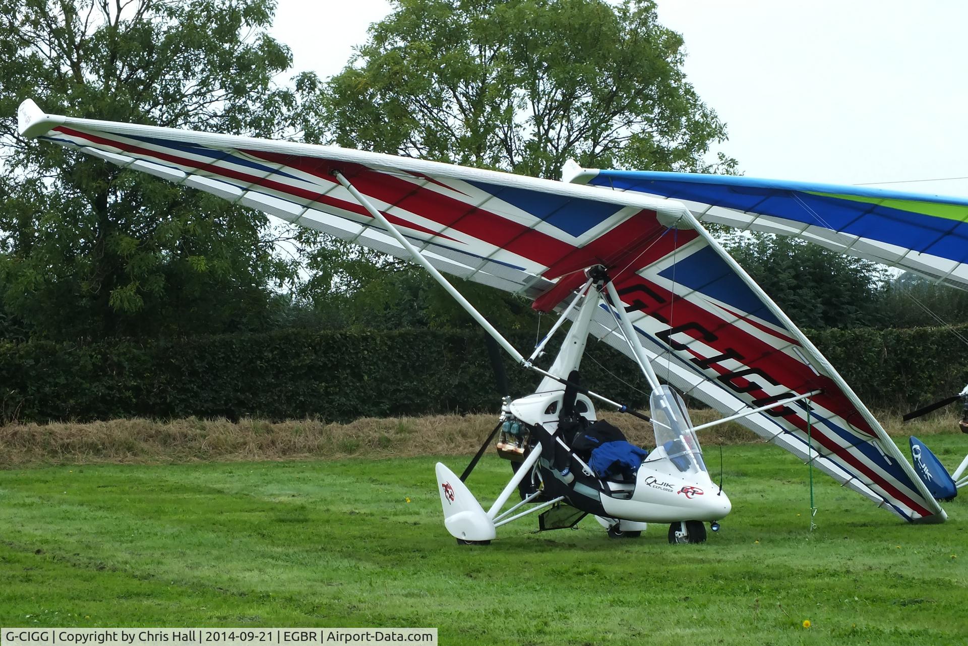 G-CIGG, 2014 P&M Aviation Quik GTR C/N 8690, at Breighton's Heli Fly-in, 2014