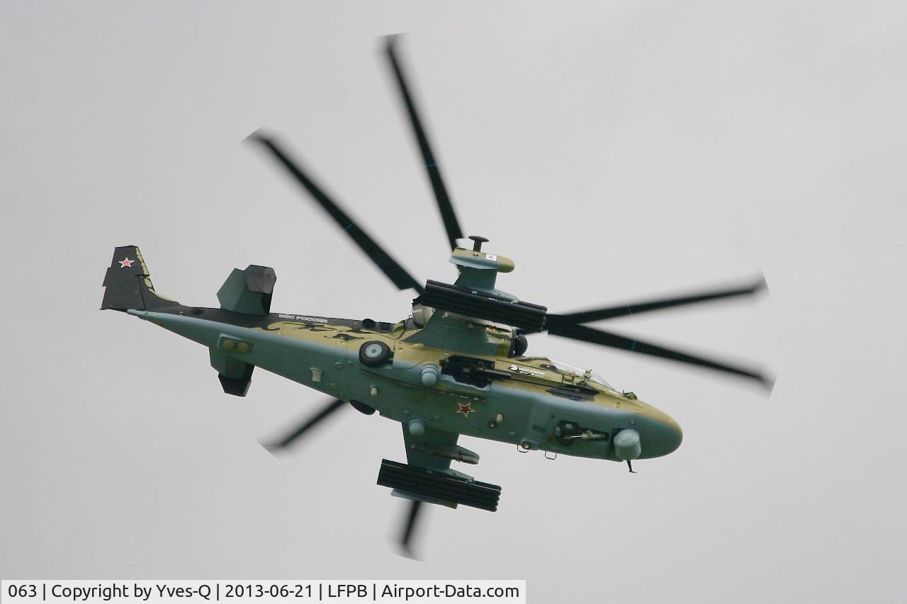 063, Kamov Ka-52 Alligator C/N 3538264800003, Kamov Ka-52 Alligator, Solo display, Paris-Le Bourget (LFPB-LBG) Air Show 2013