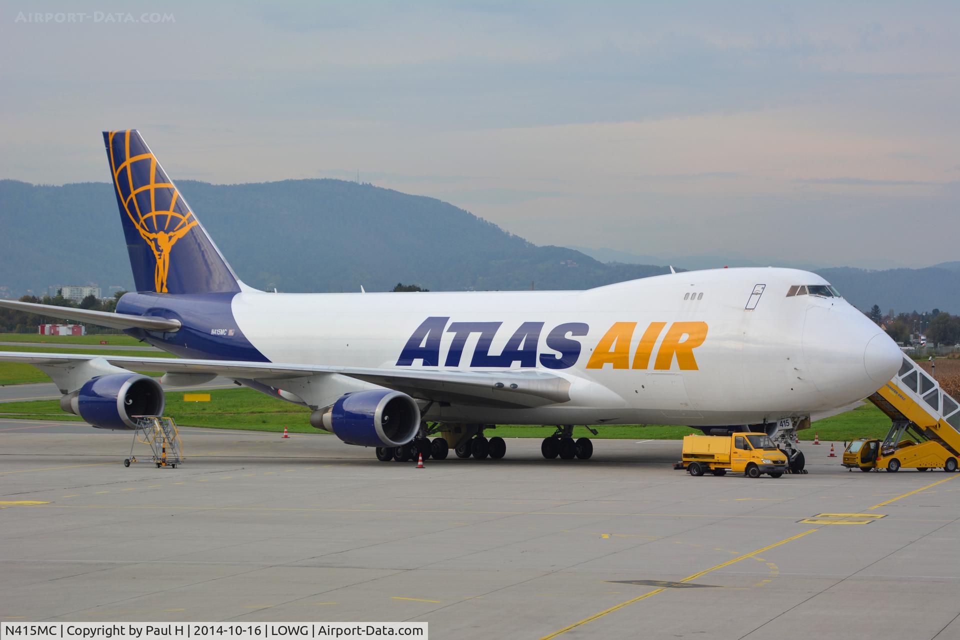 N415MC, 2002 Boeing 747-47UF C/N 32837, Transporting RedBull aircrafts for the AirRace-Finale in Zeltweg
