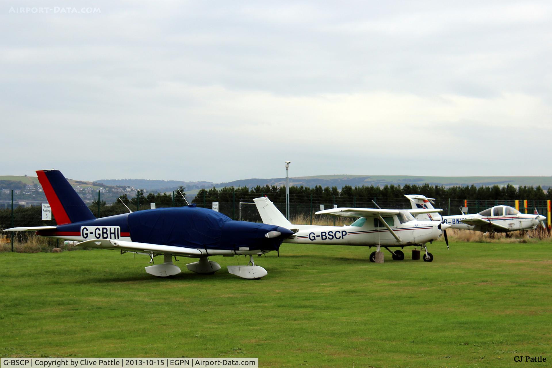 G-BSCP, 1979 Cessna 152 C/N 152-83289, Parked up with others at Dundee Riverside EGPN