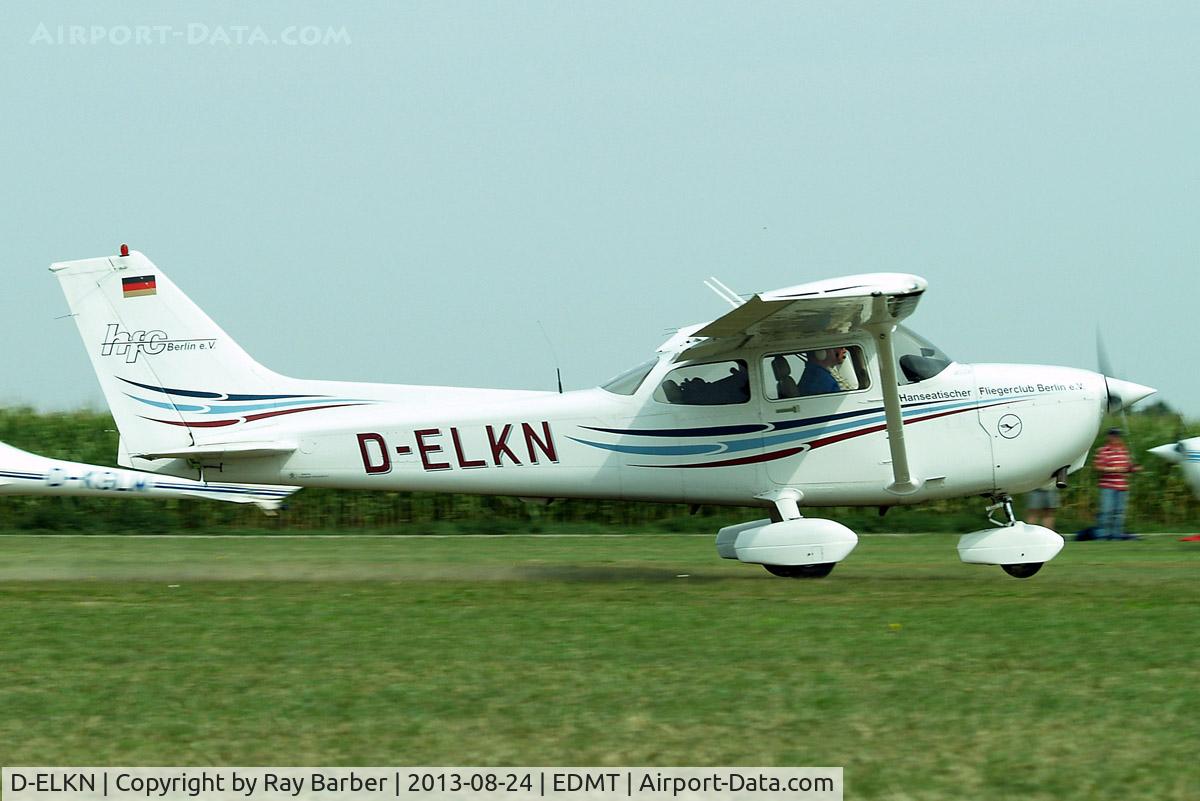 D-ELKN, Cessna 172R C/N 17281208, Cessna 172R Skyhawk [172-81208] Tannheim~D 24/08/2013